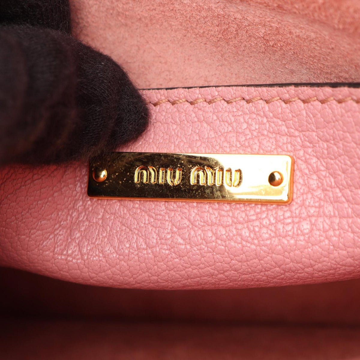 Miu Miu Pink Leather Handbag (Pre-Owned)