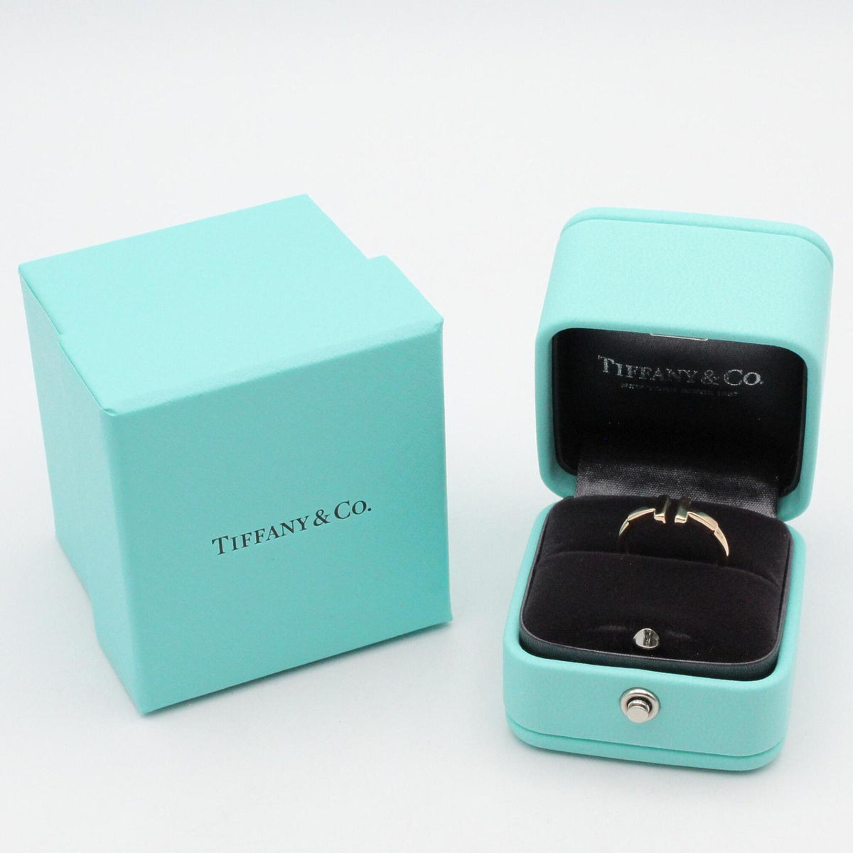 Tiffany Gold Pink Gold (18K) Band Ring (Pre-Owned)