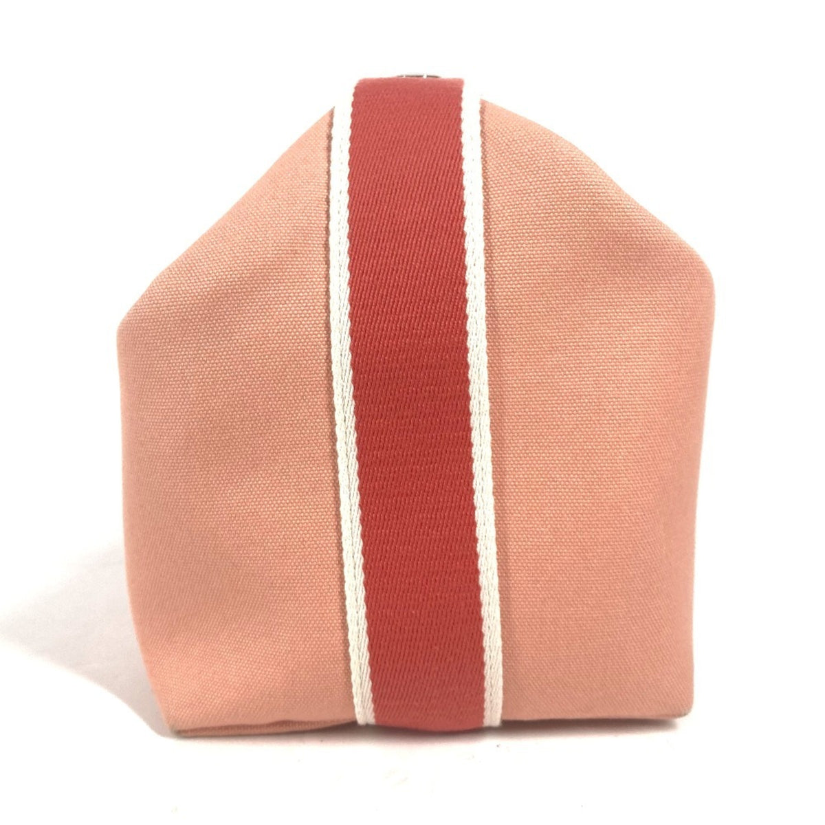 Hermes Pink Canvas Handbag Pouch Vanity Bag (Pre-Owned)