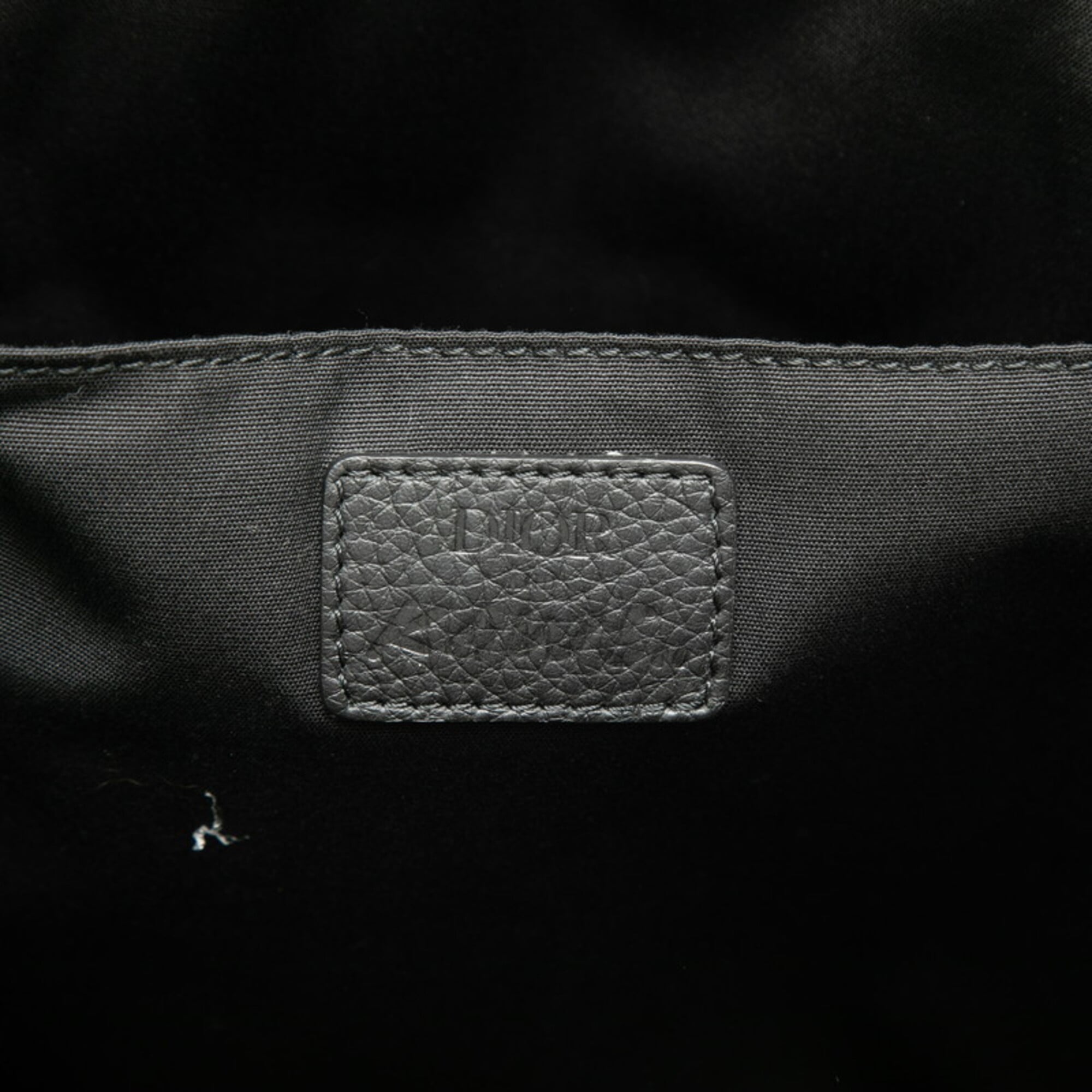 Christian Dior Black Canvas Leather Backpack (Pre-Owned)
