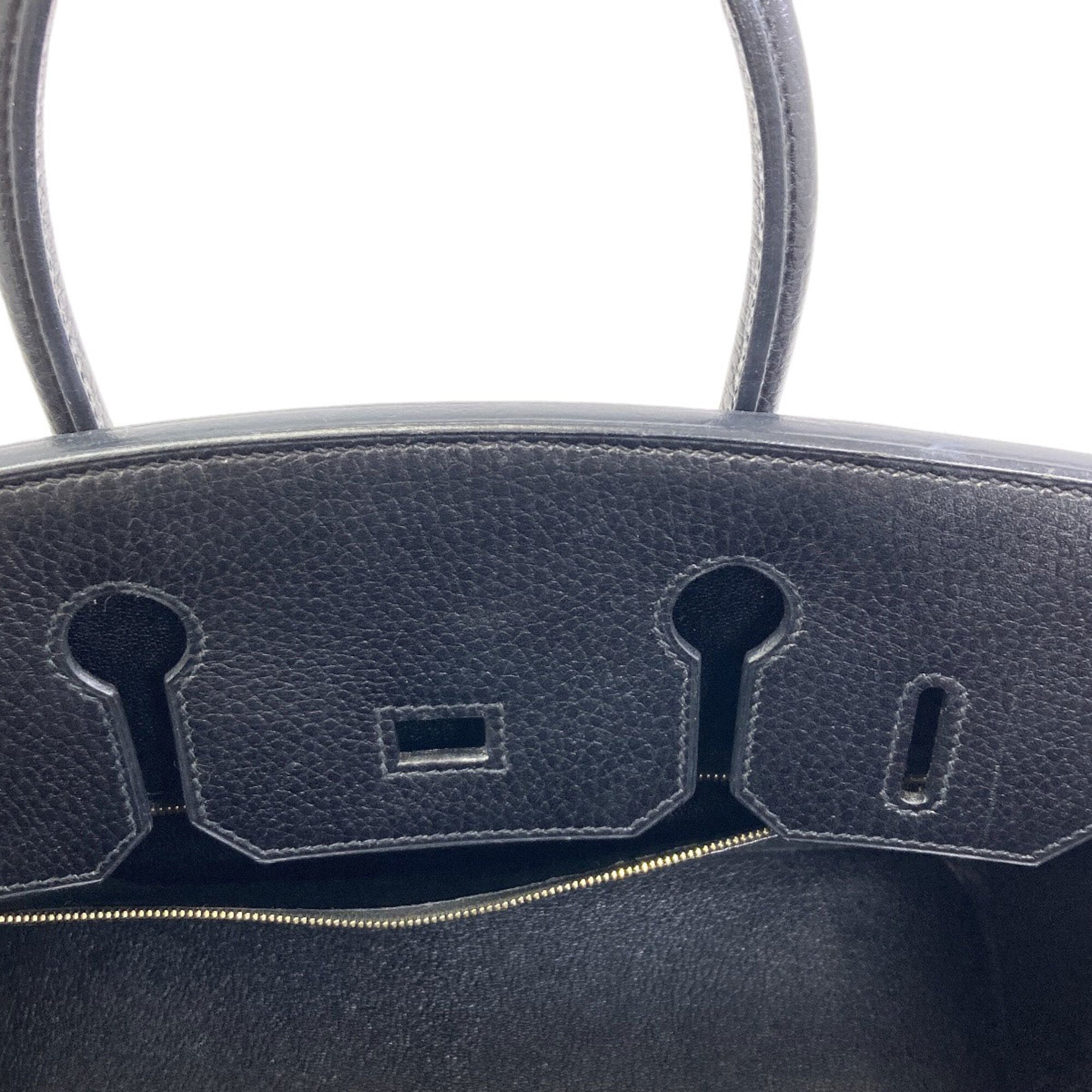 Hermes Black Ardennes Leather Handbag (Pre-Owned)