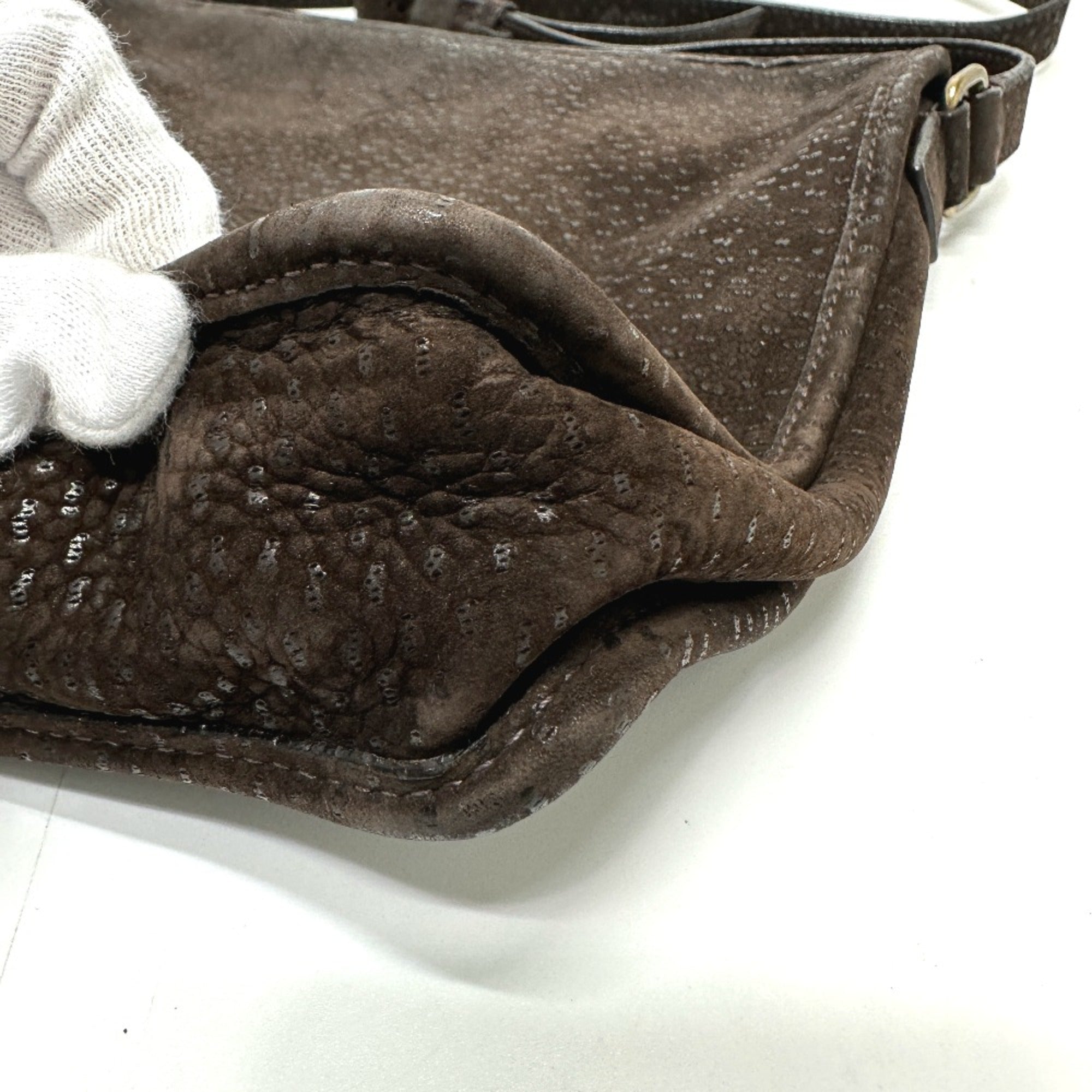 Prada Brown Leather Shoulder Bag (Pre-Owned)