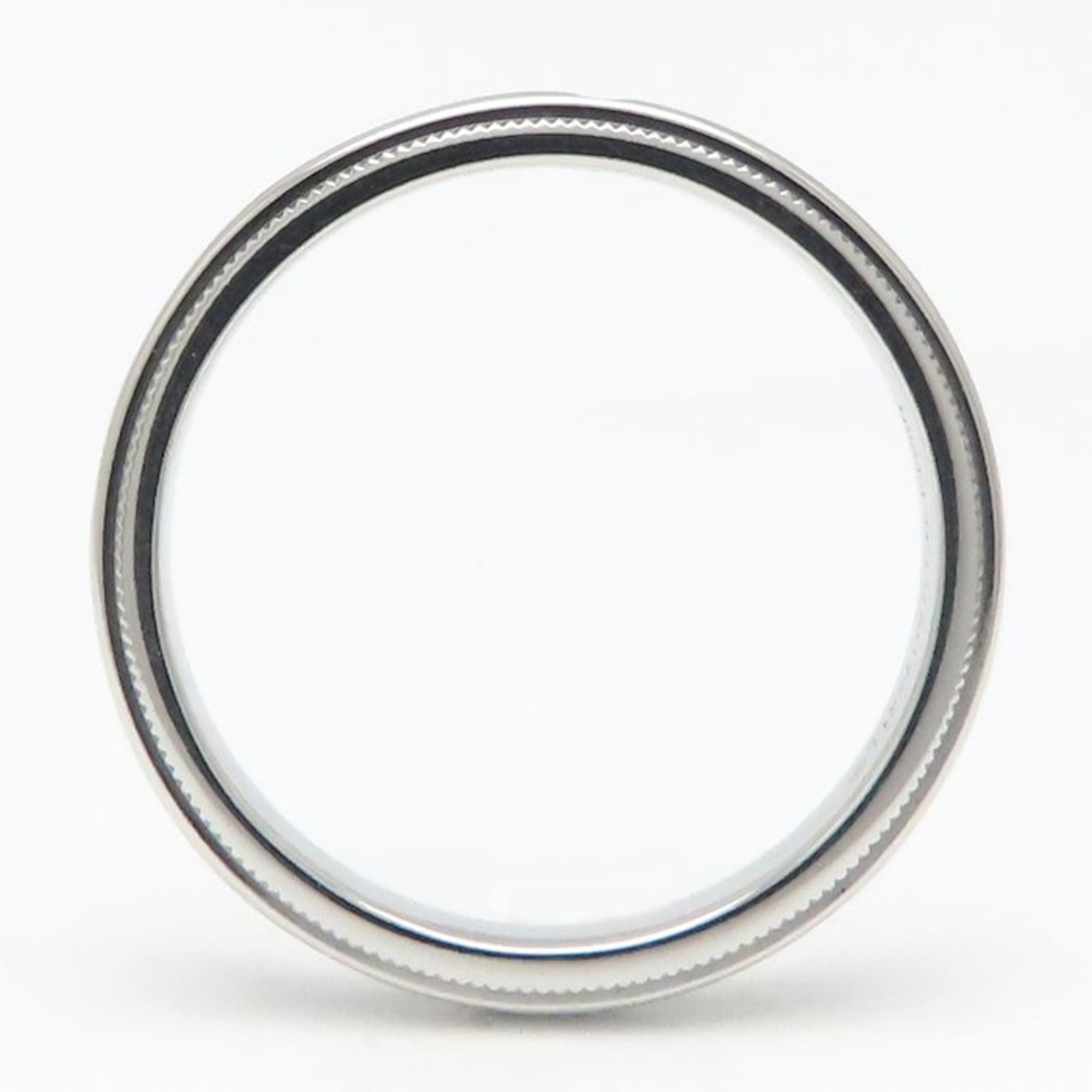 Tiffany Platinum Platinum 950 Band Ring (Pre-Owned)