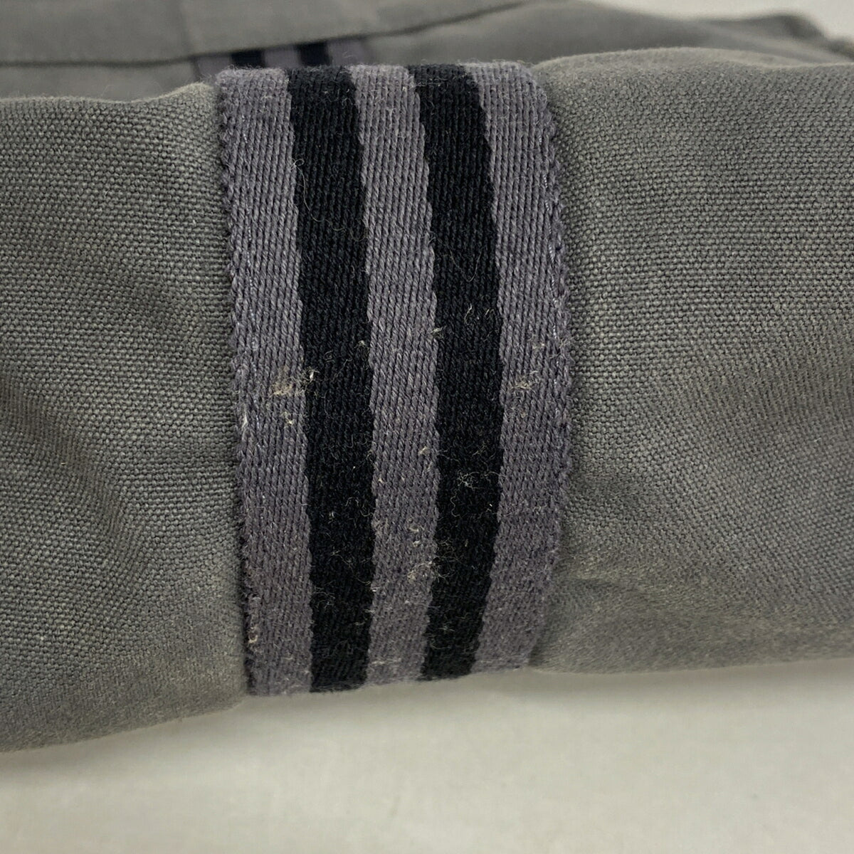 Hermes Gray Canvas Pouch (Pre-Owned)