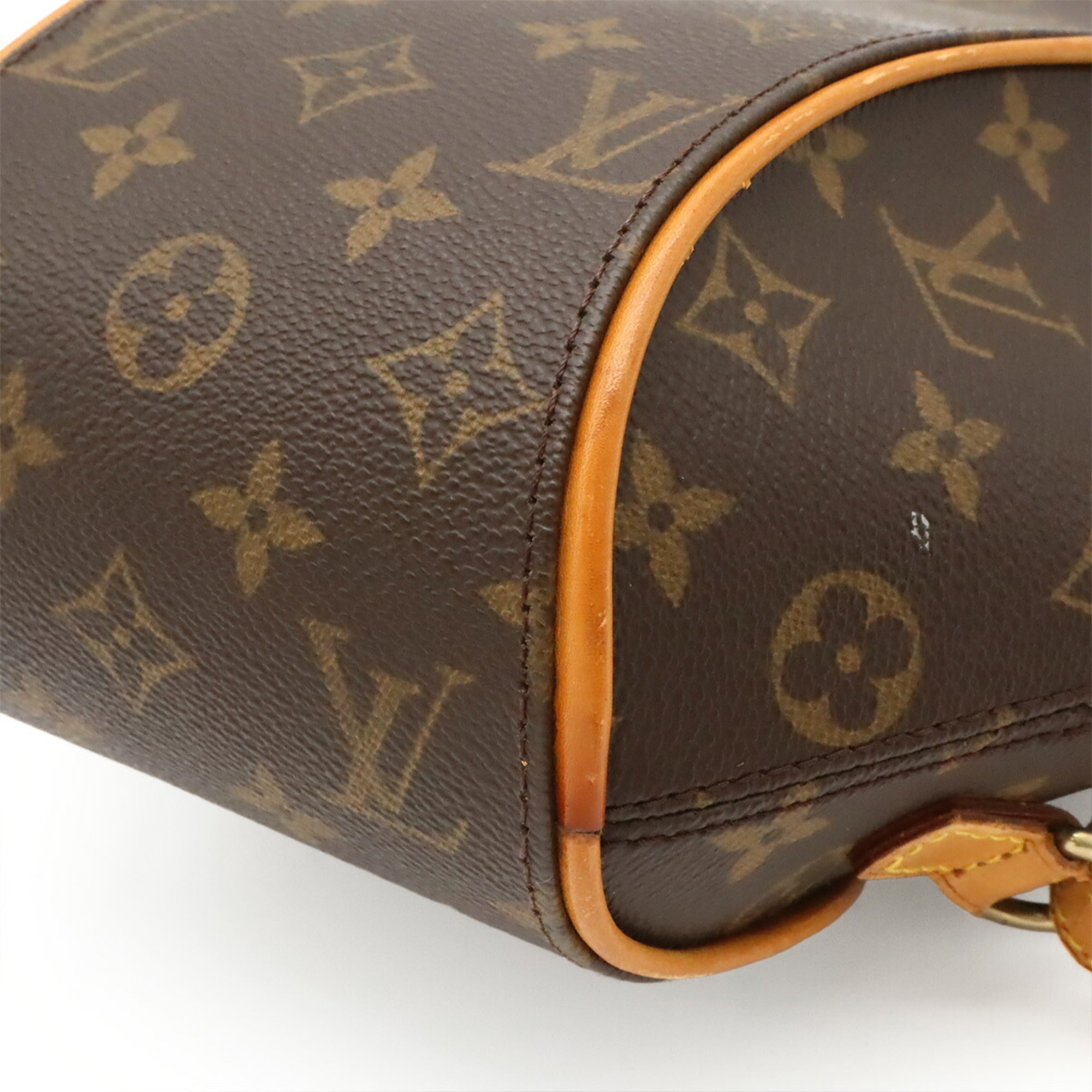Louis Vuitton Brown Monogram Canvas Backpack Shoulder Bag (Pre-Owned)