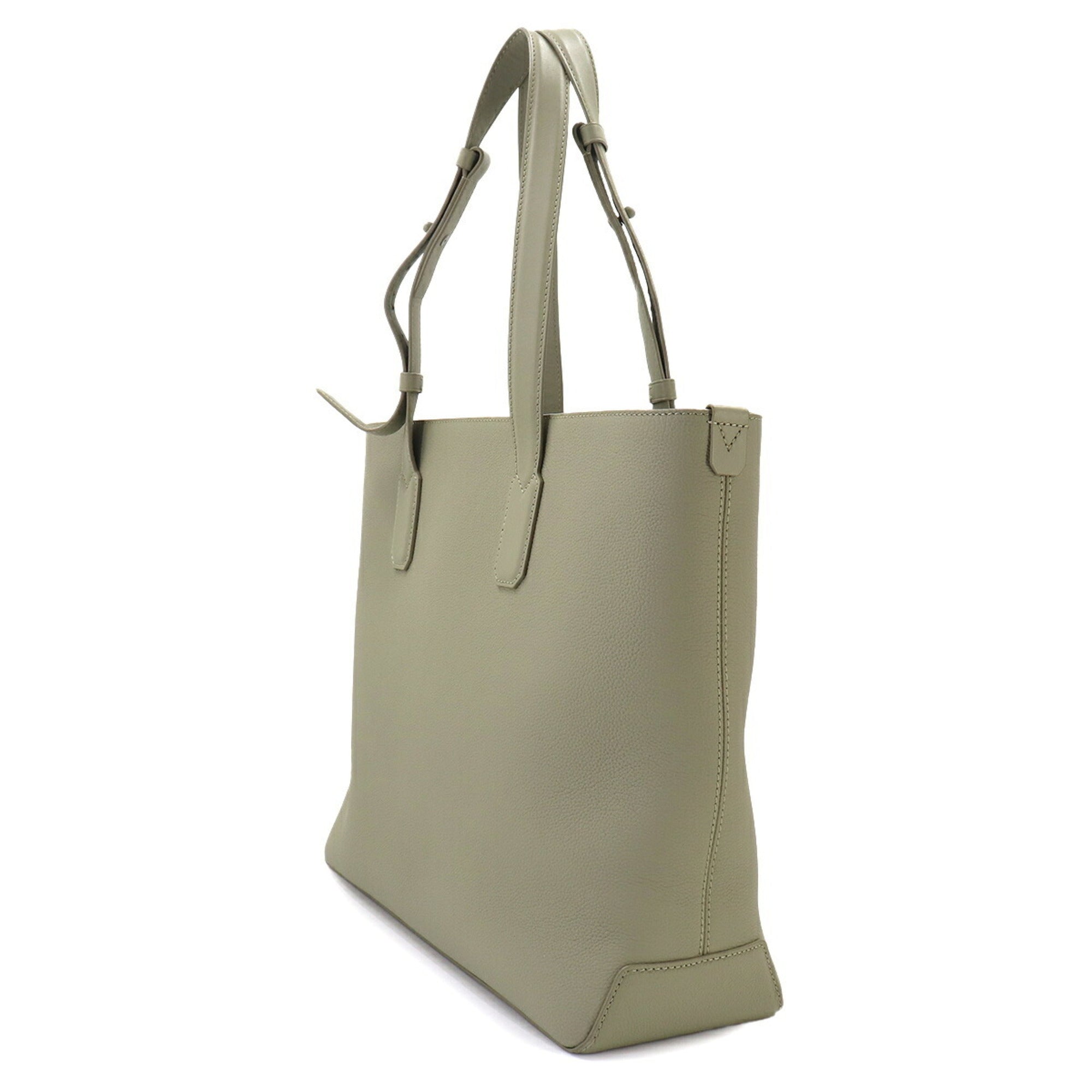 Louis Vuitton Silver Leather Tote Bag (Pre-Owned)