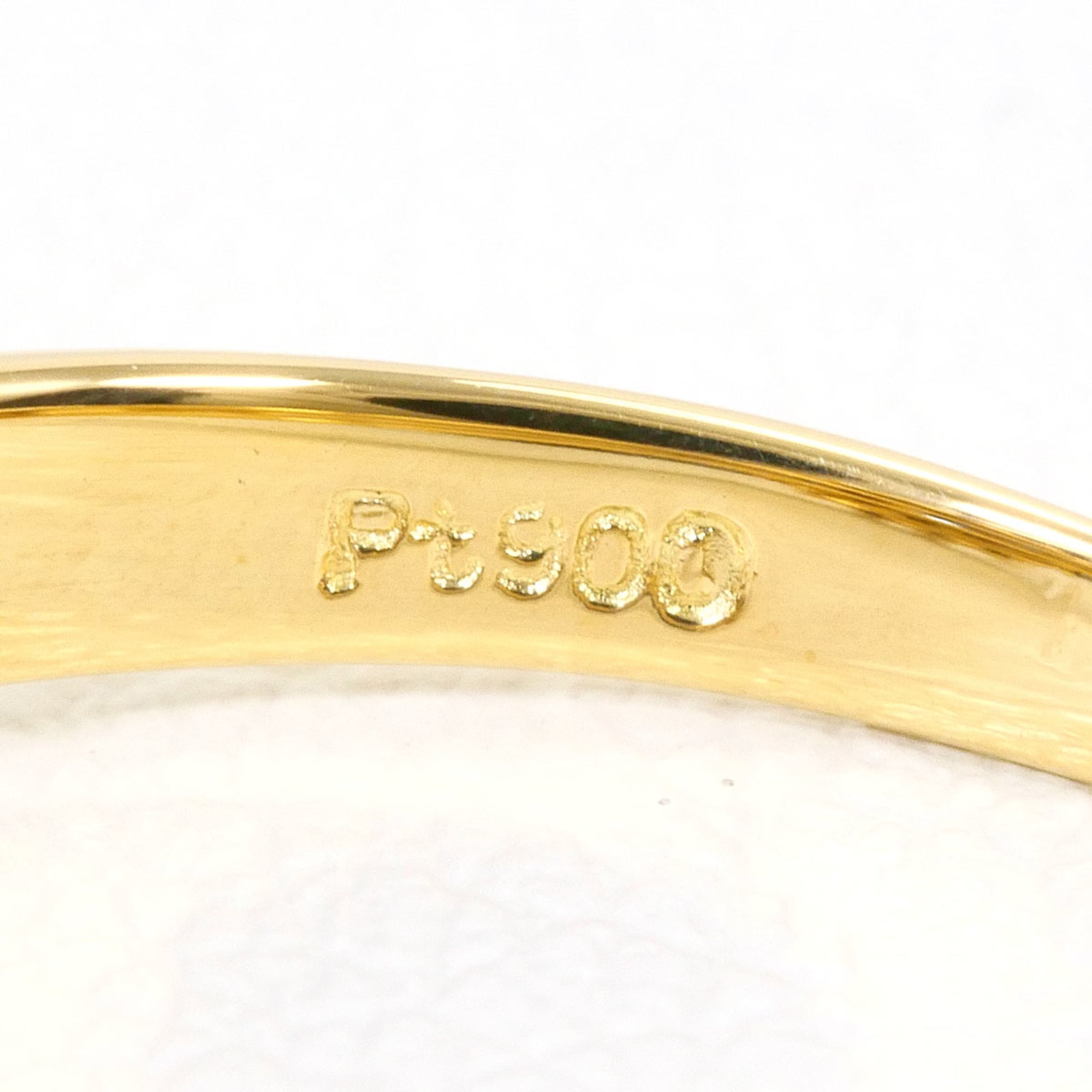 Unbranded Platinum Yellow Gold Yellow Gold (18K) Platinum 900 Band Ring (Pre-Owned)
