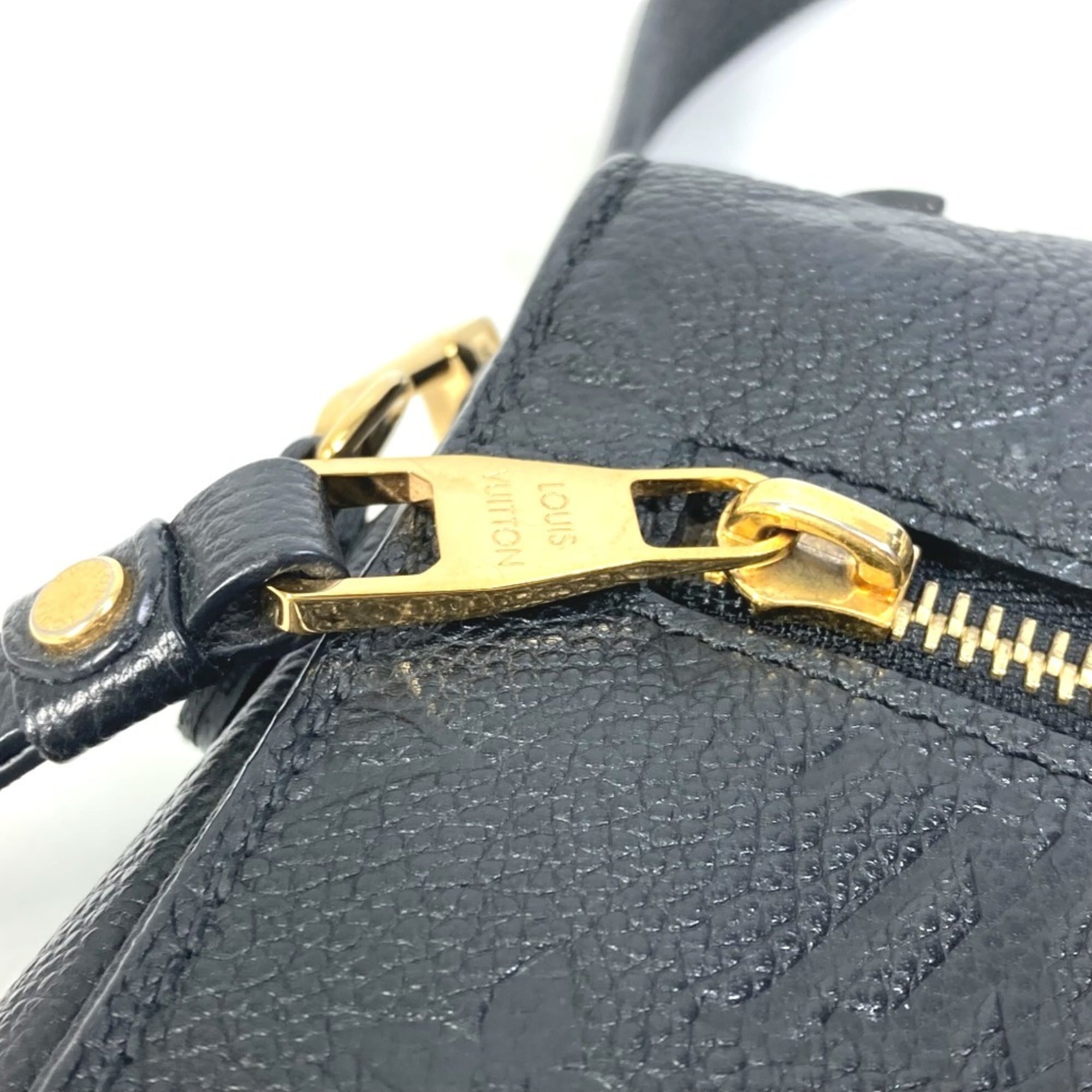 Louis Vuitton Monogram Empreinte Black Noir Monogram Empreinte Handbag Shoulder Bag (Pre-Owned)