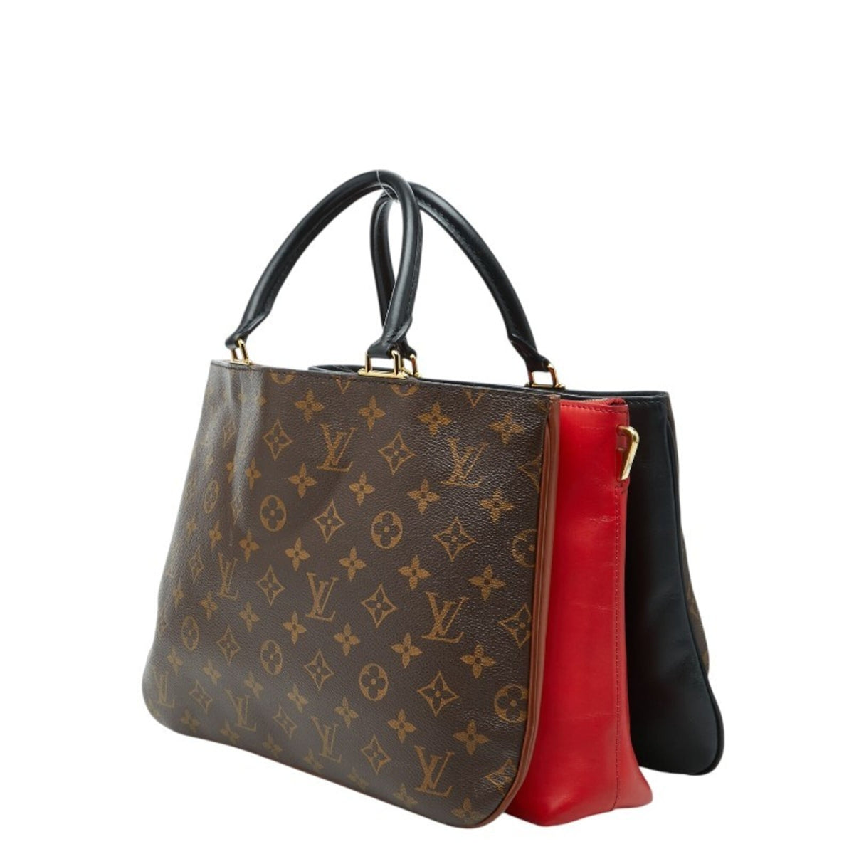 Louis Vuitton Monogram Brown Pvc Leather Handbag Shoulder Bag (Pre-Owned)