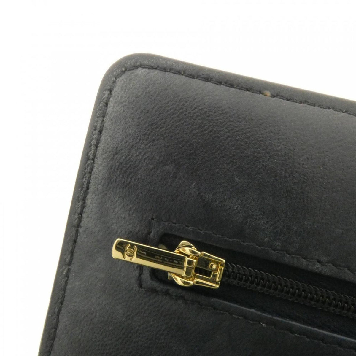 Chanel Navy Chain/Shoulder Wallet (Pre-Owned)