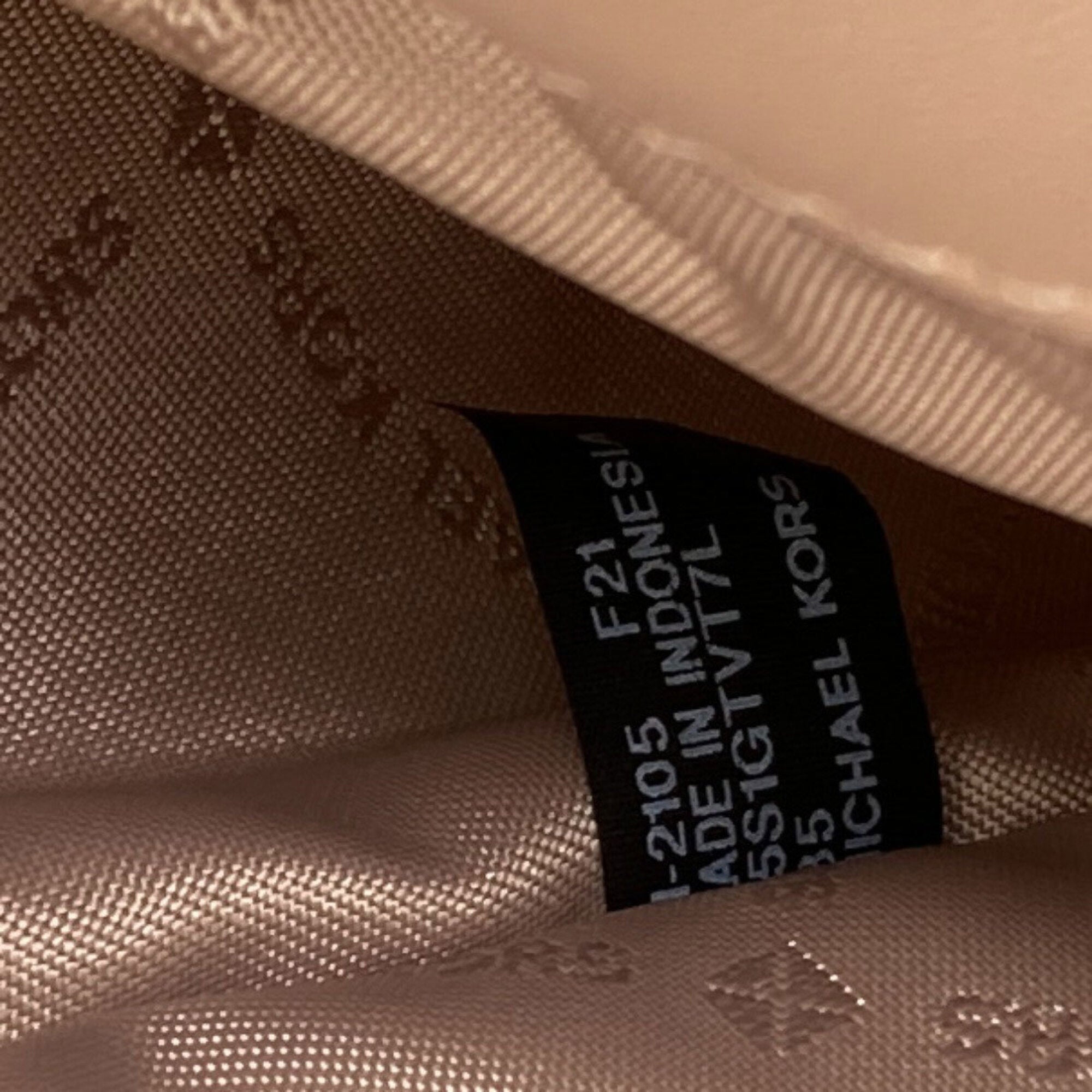 Michael Kors Baby Pink Leather Tote Bag (Pre-Owned)