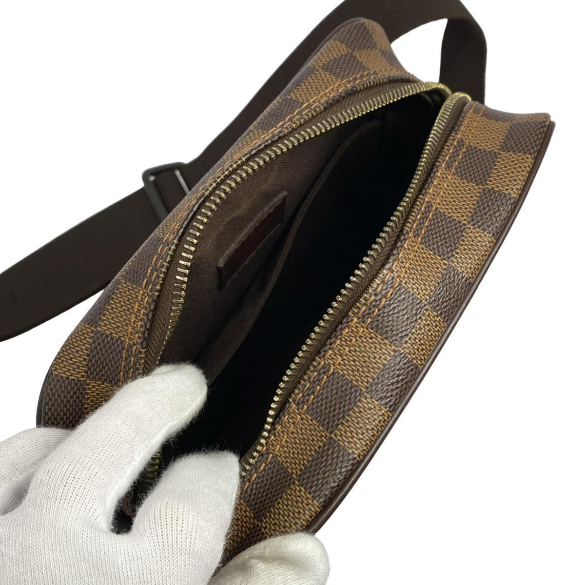 Louis Vuitton Brown Coated Canvas Shoulder Bag (Pre-Owned)