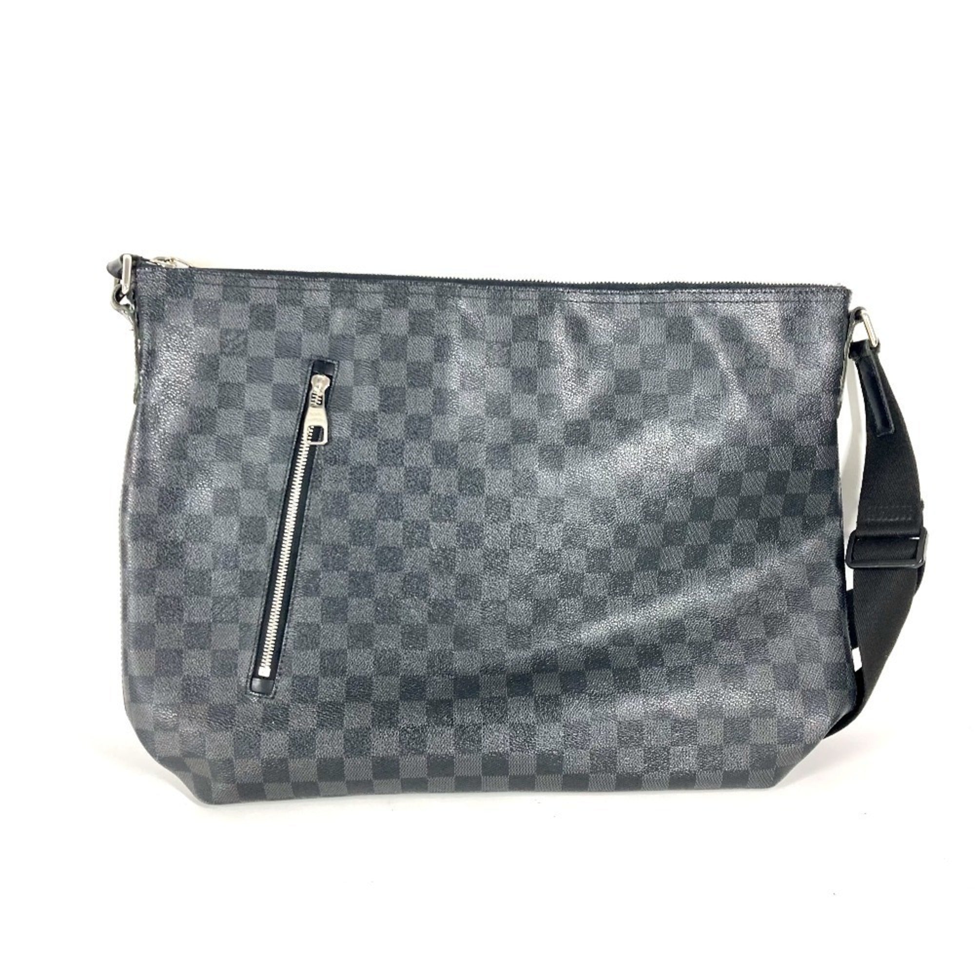 Louis Vuitton Black Damier Graphite Shoulder Bag (Pre-Owned)