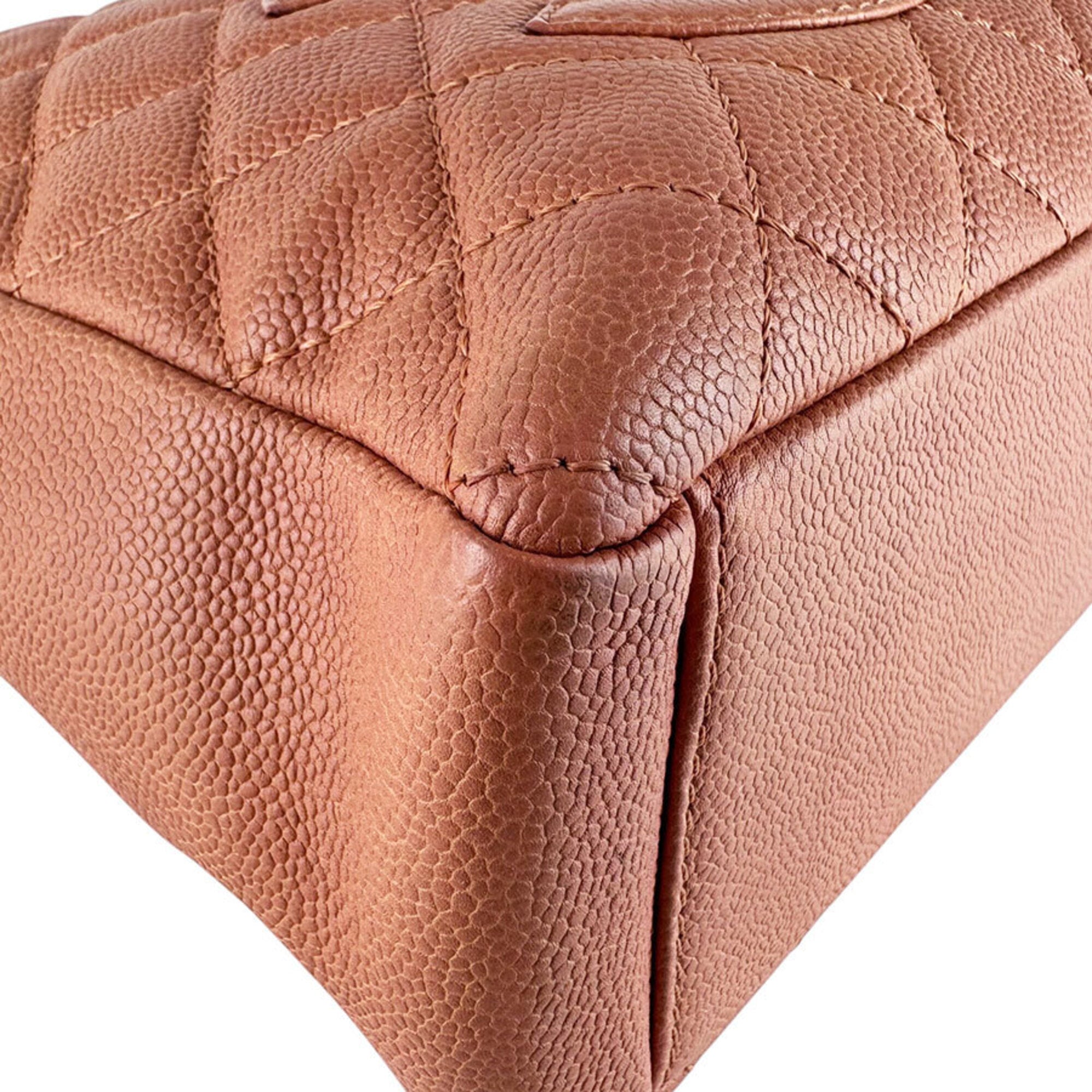 Chanel Pink Grained Calfskin Handbag (Pre-Owned)