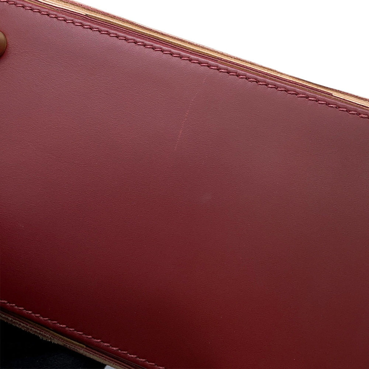 Hermes Multi-Color Rouge Vif Box Calf Leather Leather Handbag (Pre-Owned)