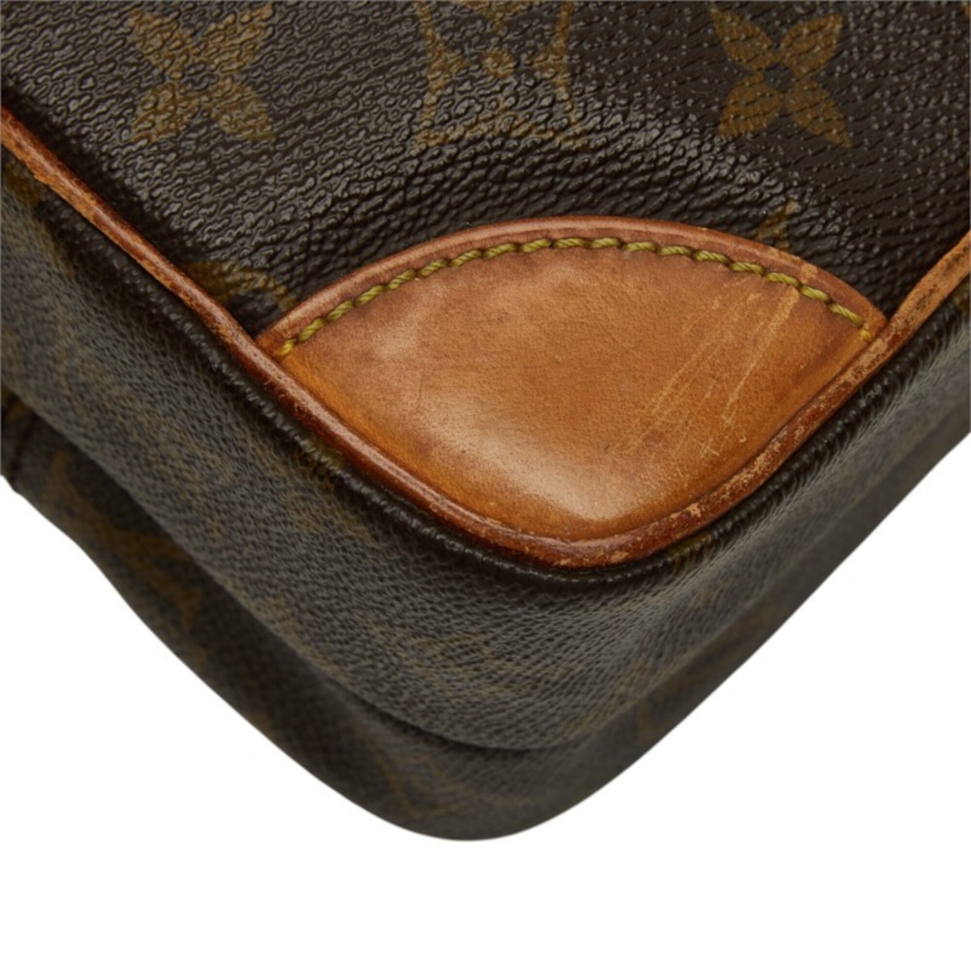 Louis Vuitton Brown Pvc Leather Shoulder Bag (Pre-Owned)