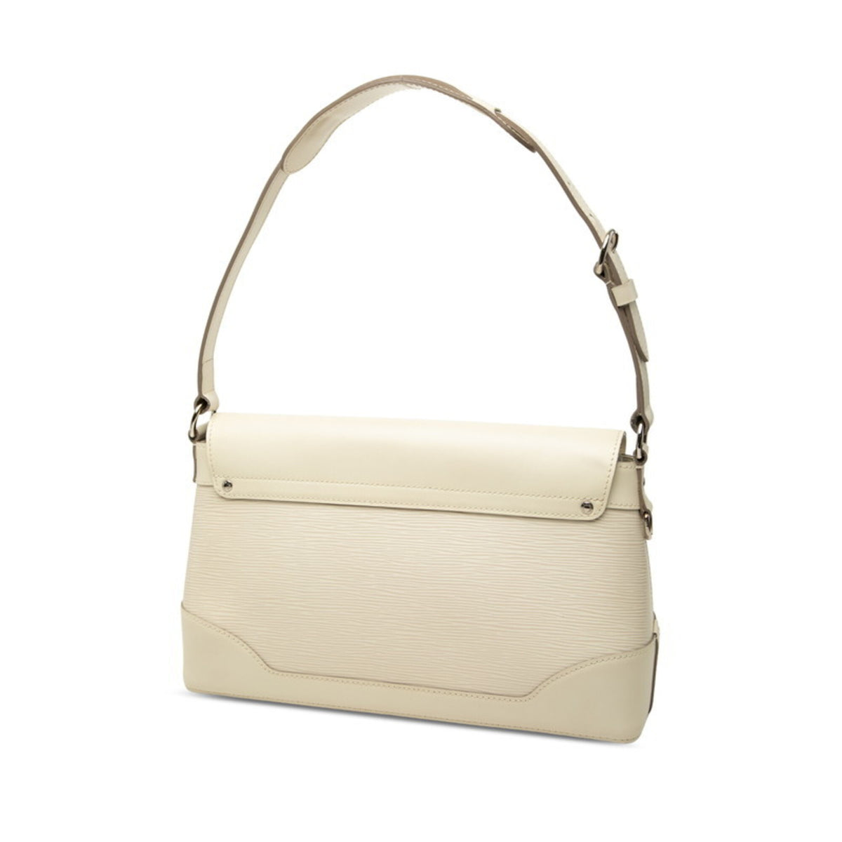 Louis Vuitton Epi White Leather Shoulder Bag (Pre-Owned)