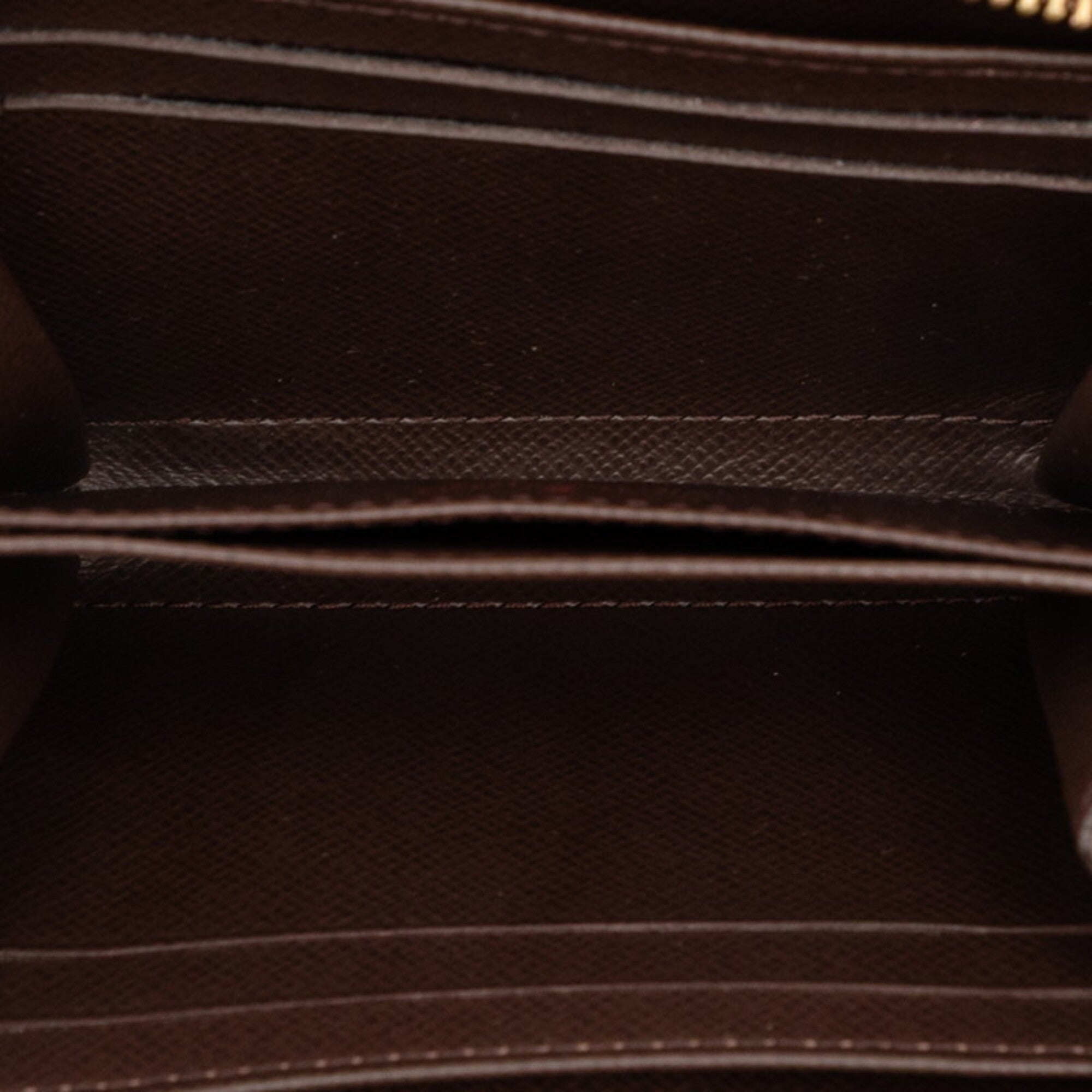 Louis Vuitton Brown Pvc Leather Coin Purse/Coin Case (Pre-Owned)