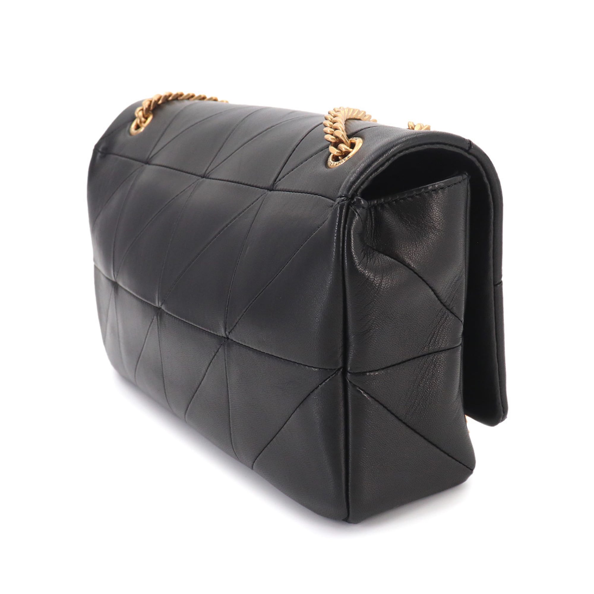 Saint Laurent Black Leather Shoulder Bag (Pre-Owned)