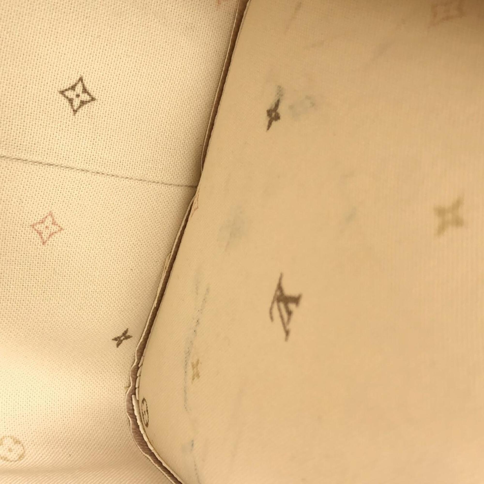 Louis Vuitton Khaki Multi-Color Coated Canvas Handbag (Pre-Owned)
