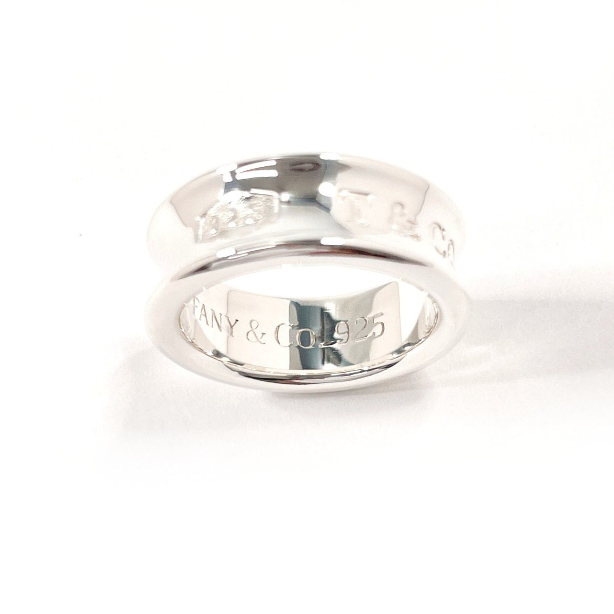 Tiffany Silver Silver 925 Band Ring (Pre-Owned)