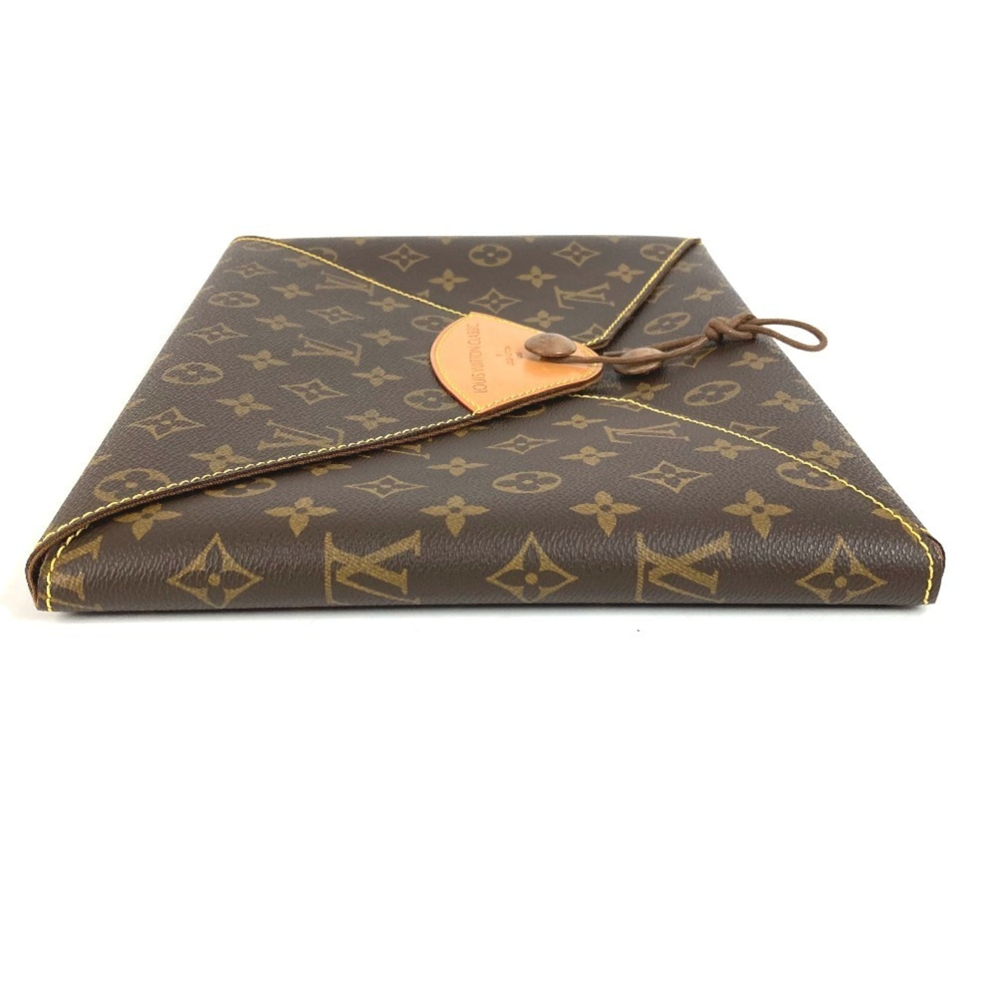 Louis Vuitton Monogram Brown Monogram Clutch Bag (Pre-Owned)