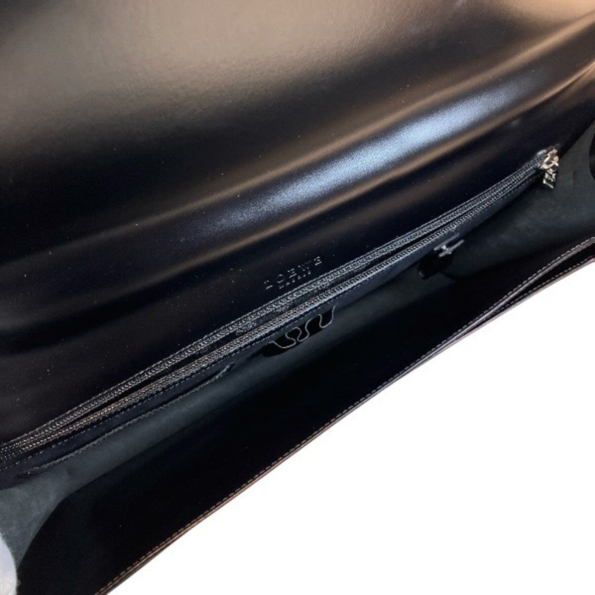 Loewe Black Leather Briefcase Handbag (Pre-Owned)