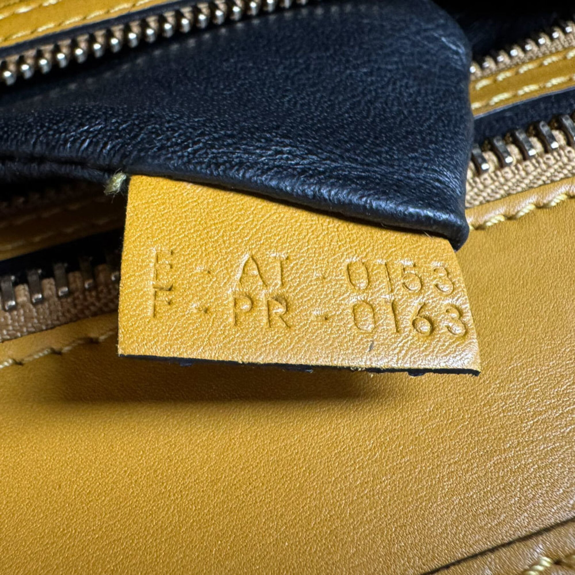 Celine Black Yellow Leather Handbag (Pre-Owned)