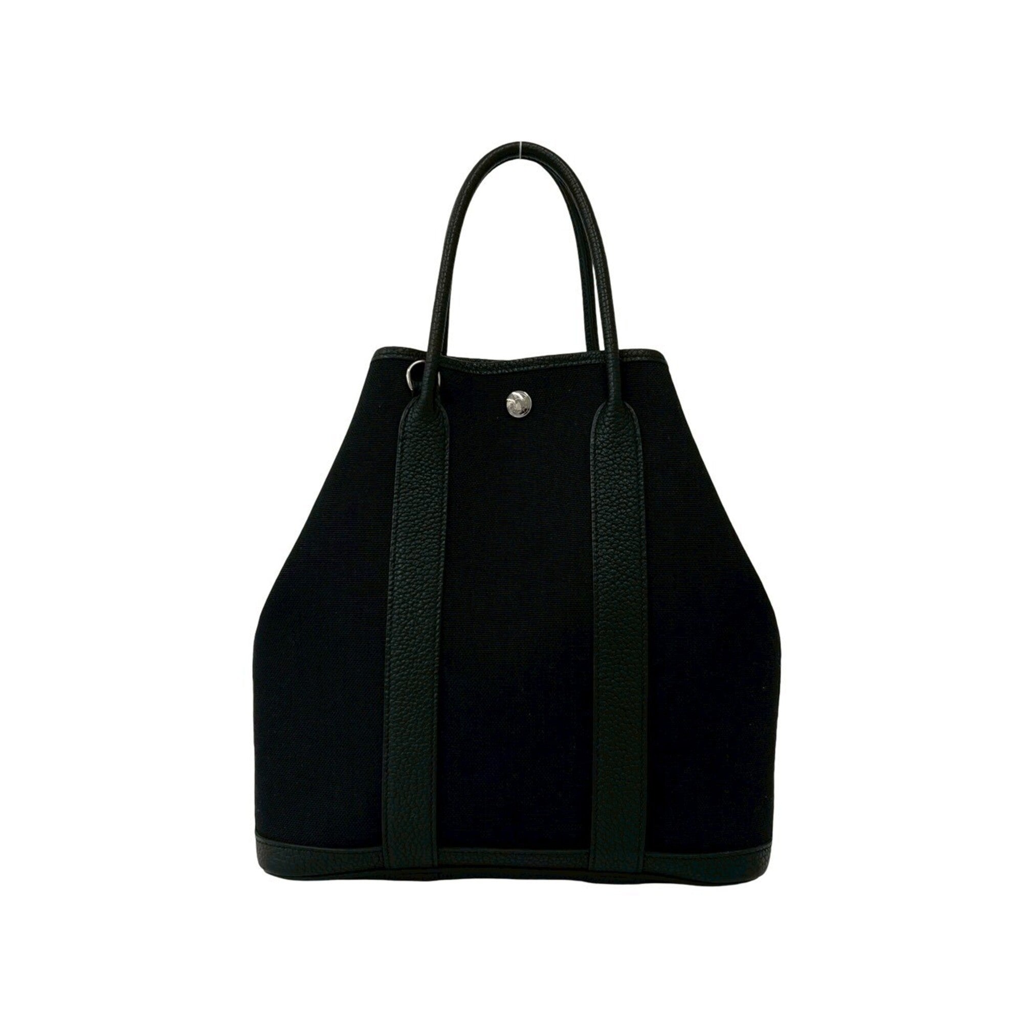 Hermes Black Negonda Leather Handbag Shoulder Bag (Pre-Owned)