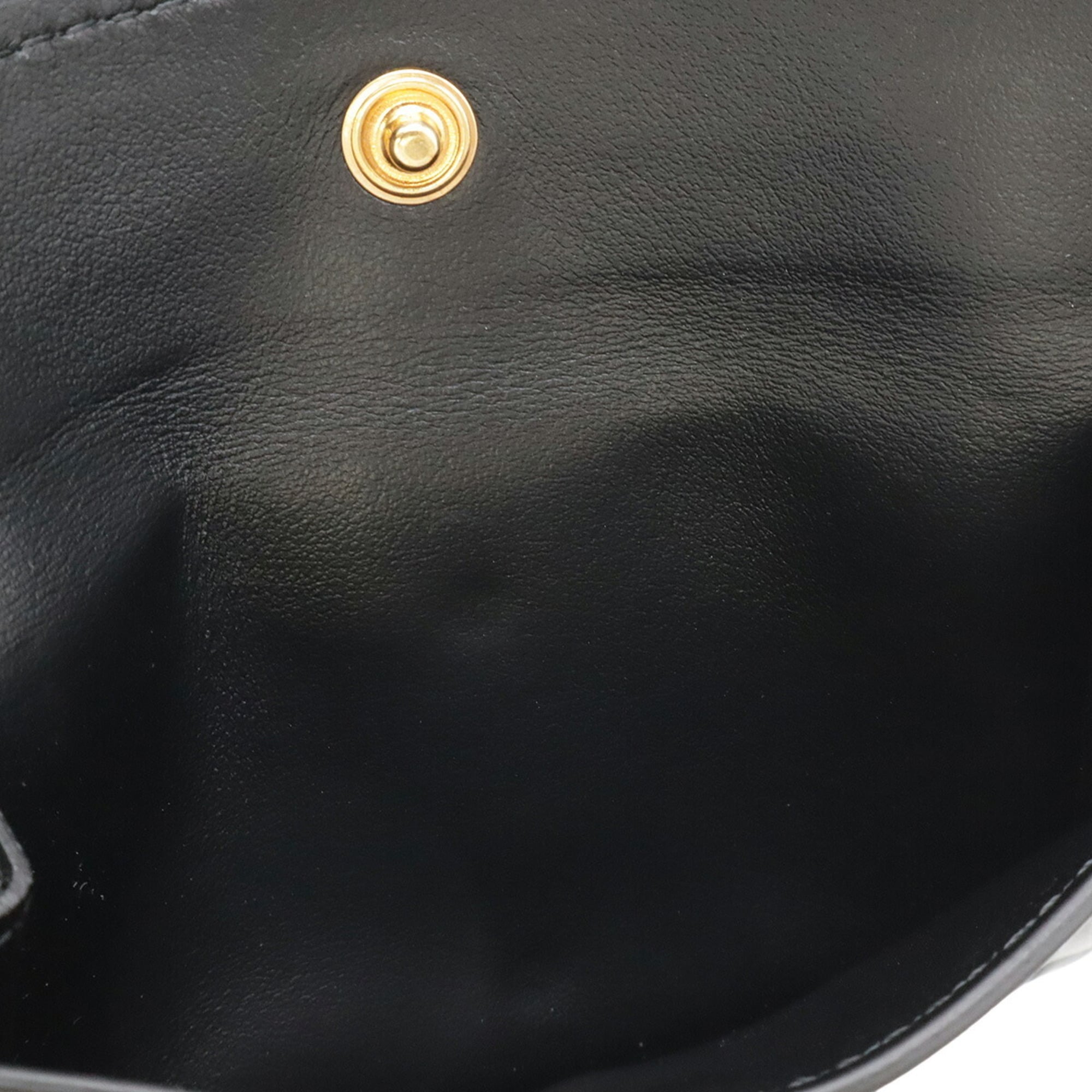 Burberry Black Leather Chain/Shoulder Wallet (Pre-Owned)