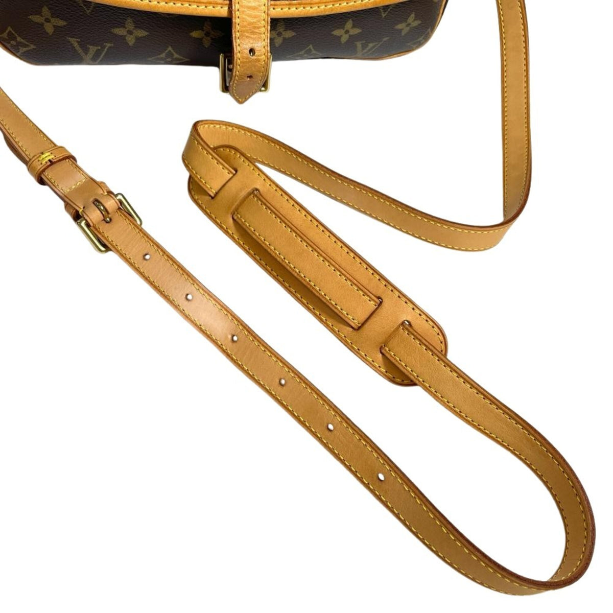 Louis Vuitton Brown Monogram Canvas Shoulder Bag (Pre-Owned)