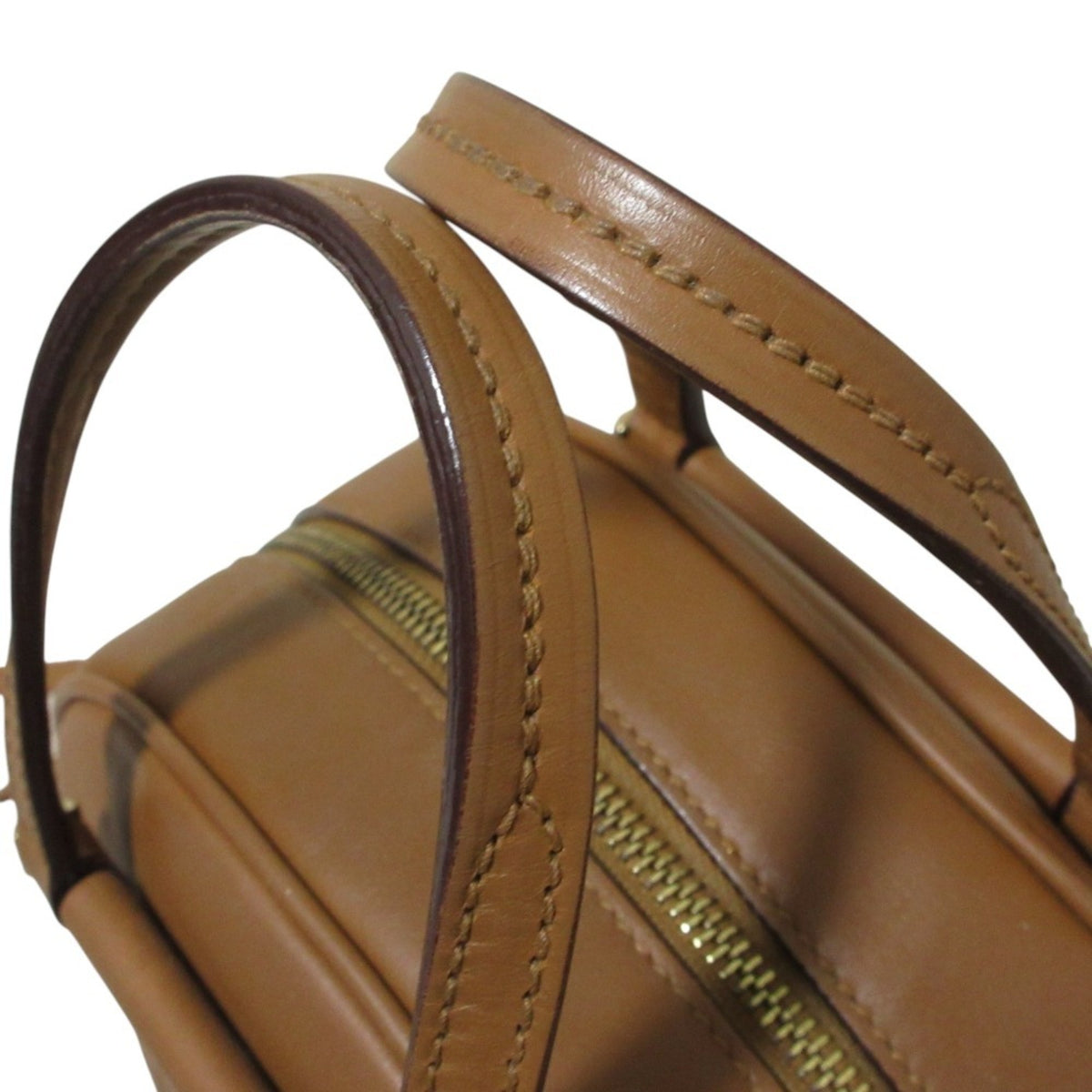 Jimmy Choo Brown Leather Handbag Shoulder Bag (Pre-Owned)