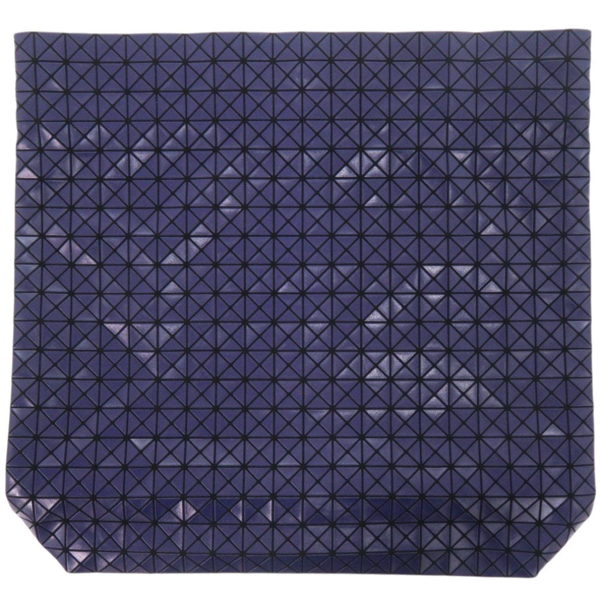 Issey Miyake Purple Pvc Cotton Clutch Bag (Pre-Owned)