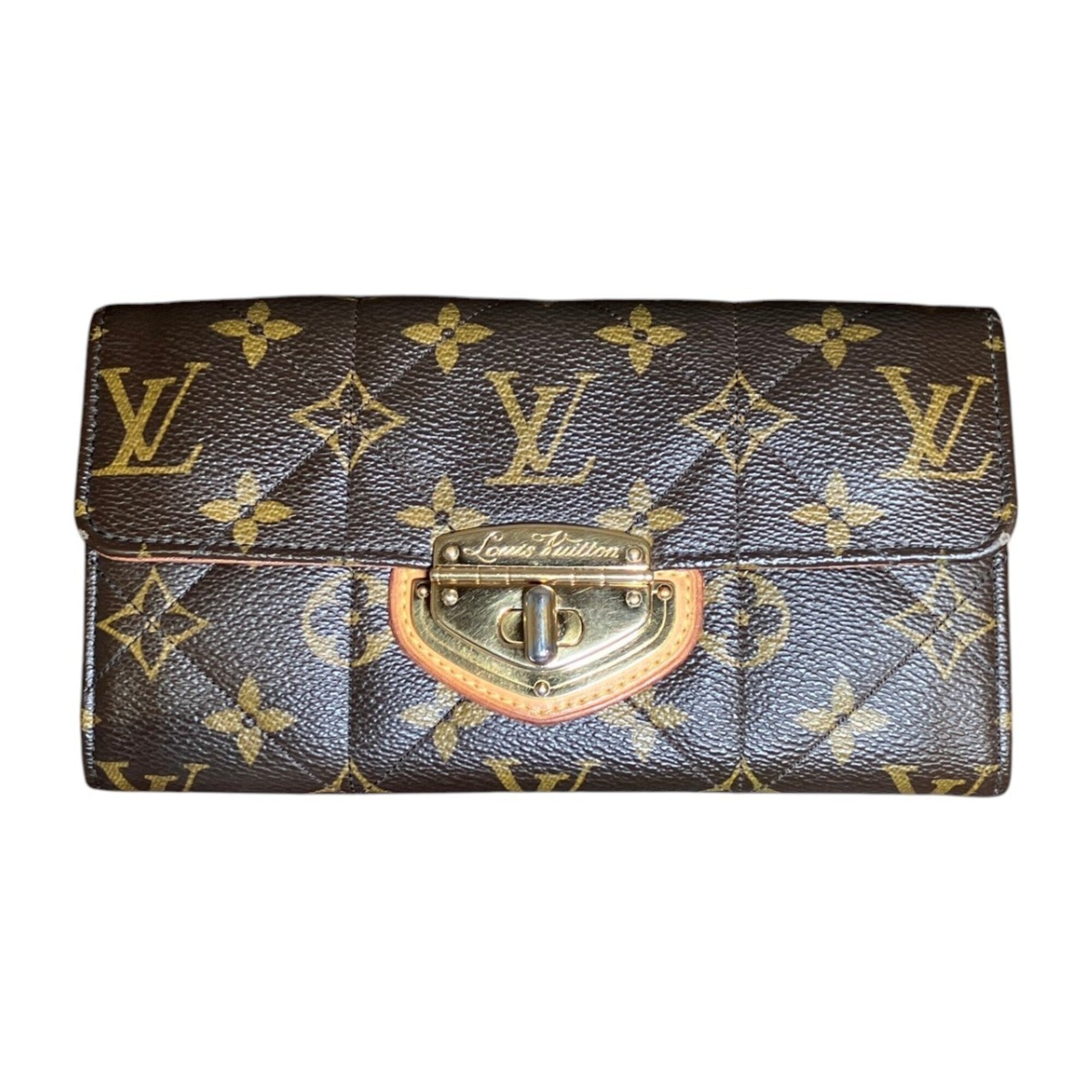 Louis Vuitton Brown Monogram Monogram Long Wallet (Bi-Fold) (Pre-Owned)