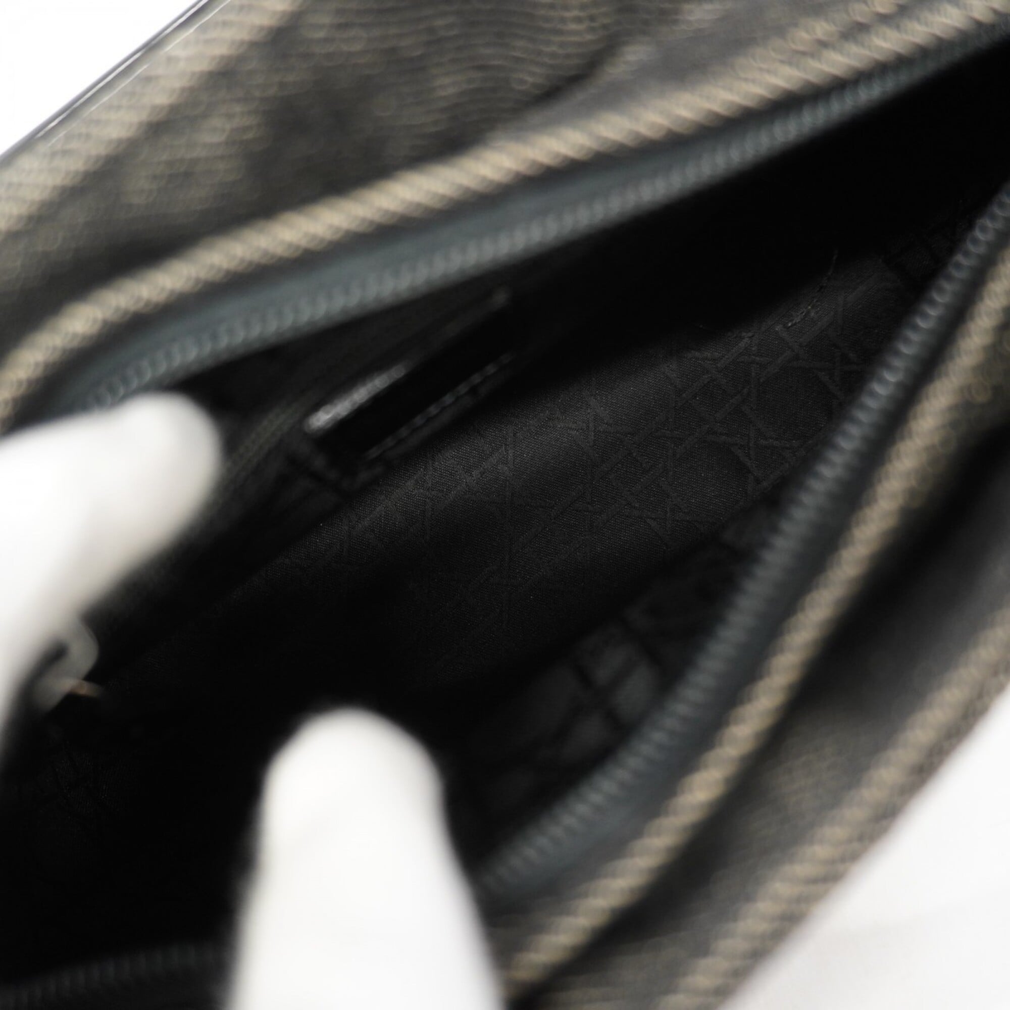 Christian Dior Black Denim Handbag (Pre-Owned)