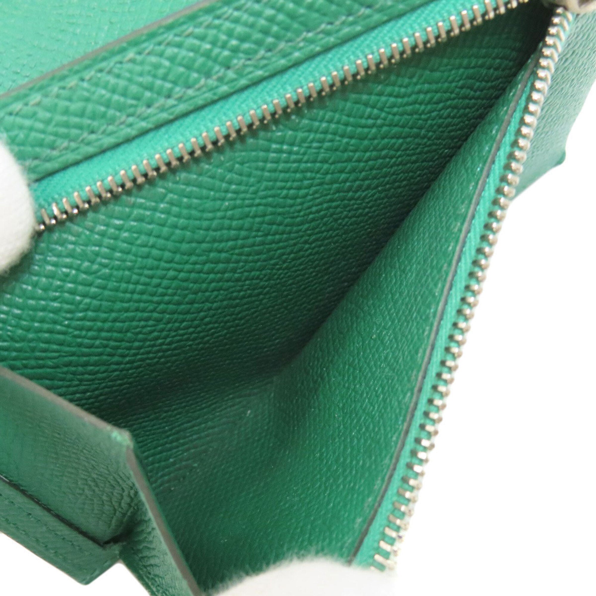 Hermes Green Epsom Leather Wallet (Bi-Fold) (Pre-Owned)