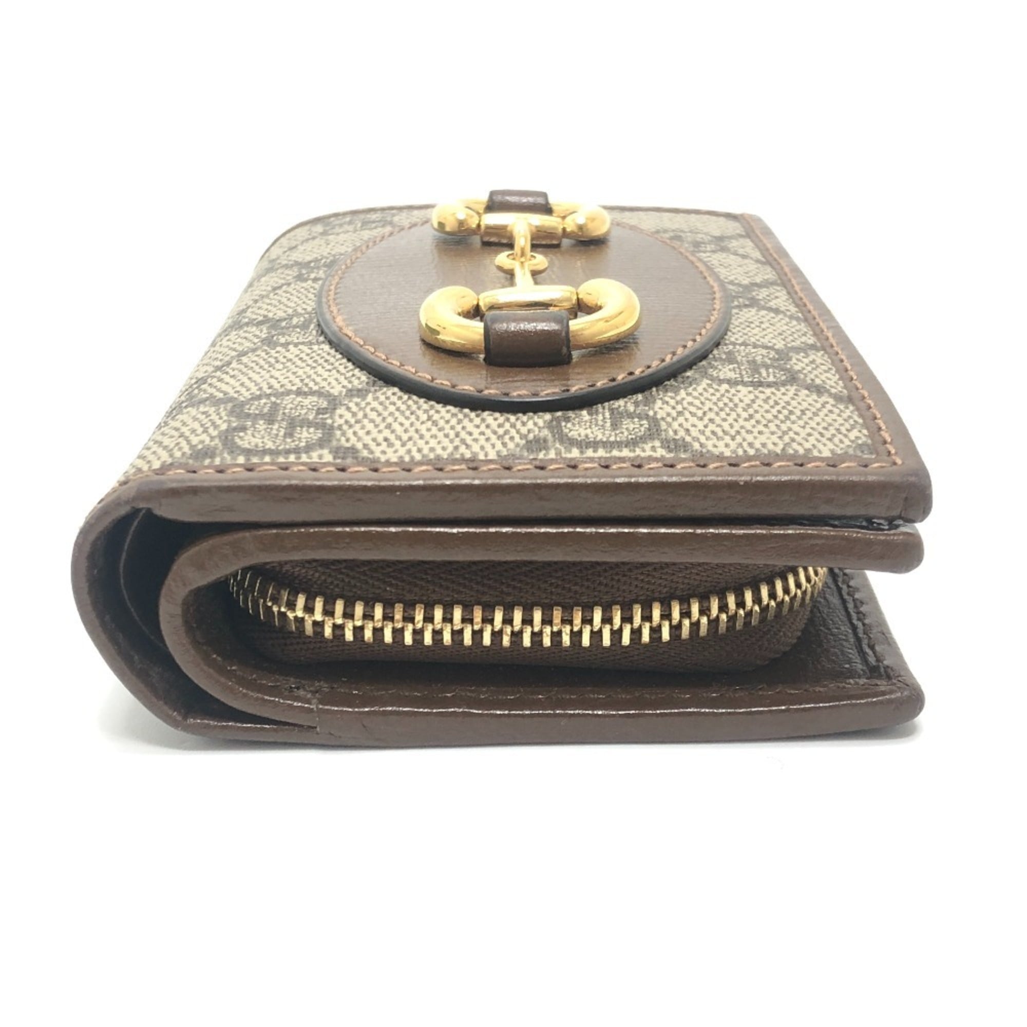 Gucci Gg Supreme Brown Gg Supreme Wallet (Bi-Fold) (Pre-Owned)