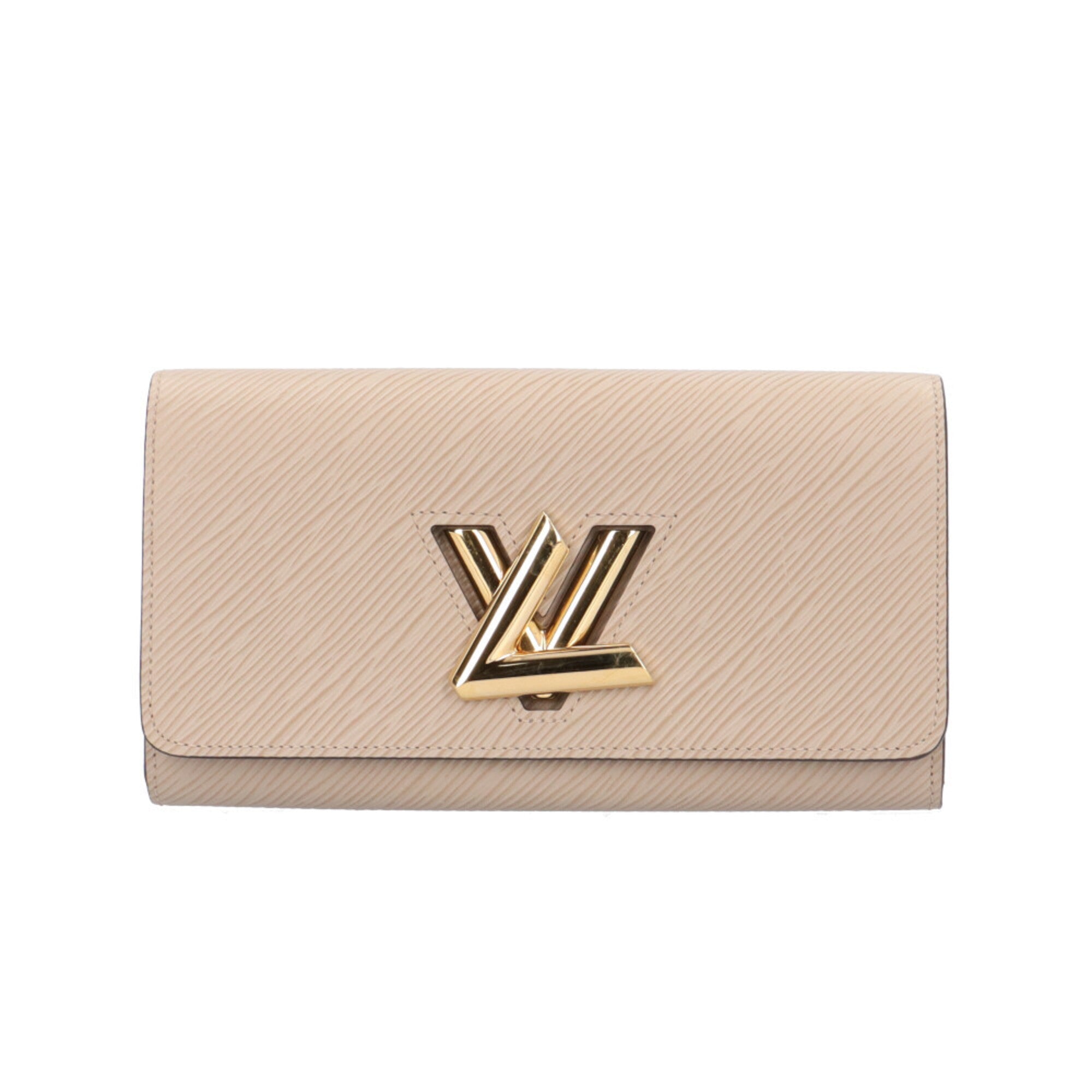Louis Vuitton Beige Epi Leather Long Wallet (Tri-Fold) (Pre-Owned)