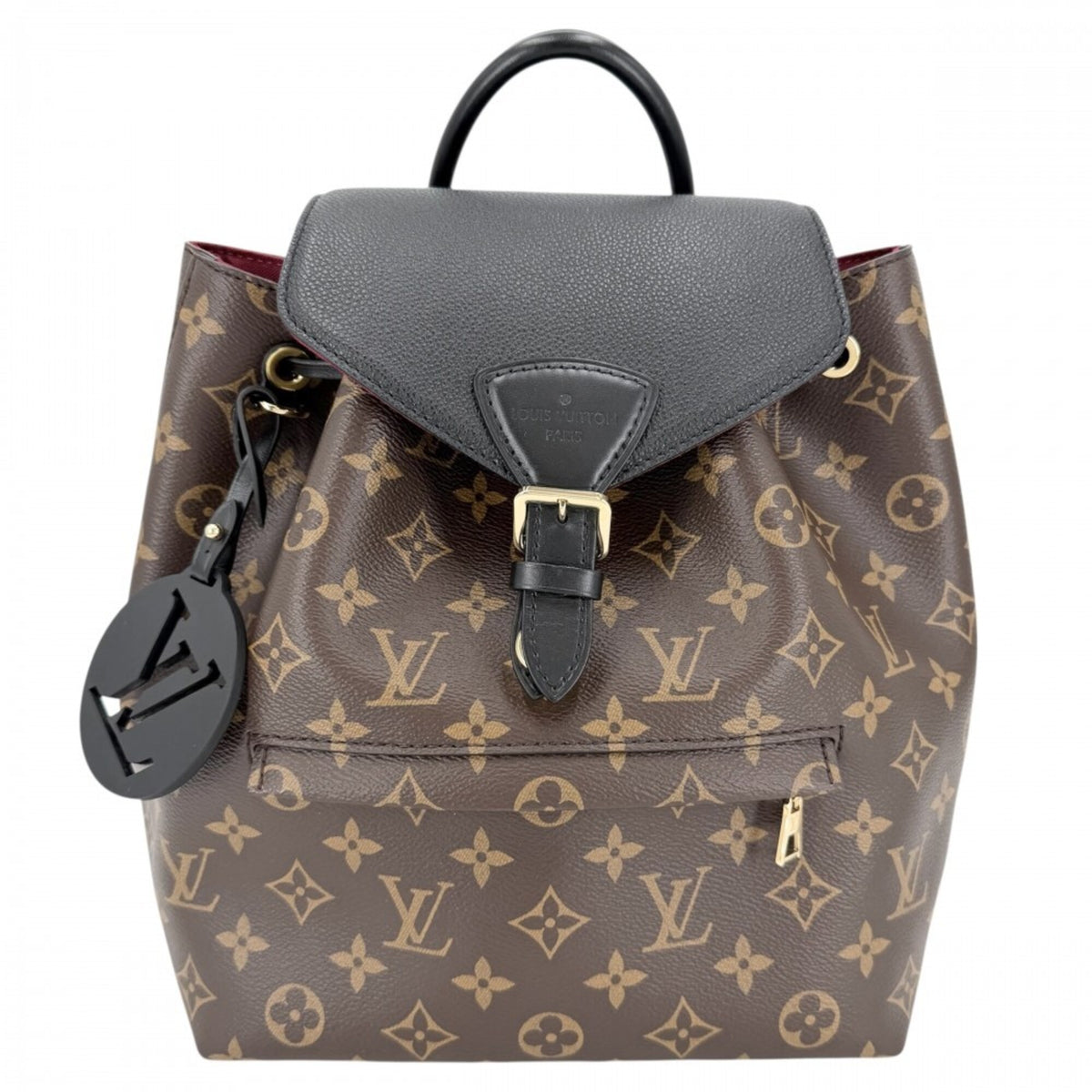 Louis Vuitton Black Brown Monogram Backpack (Pre-Owned)