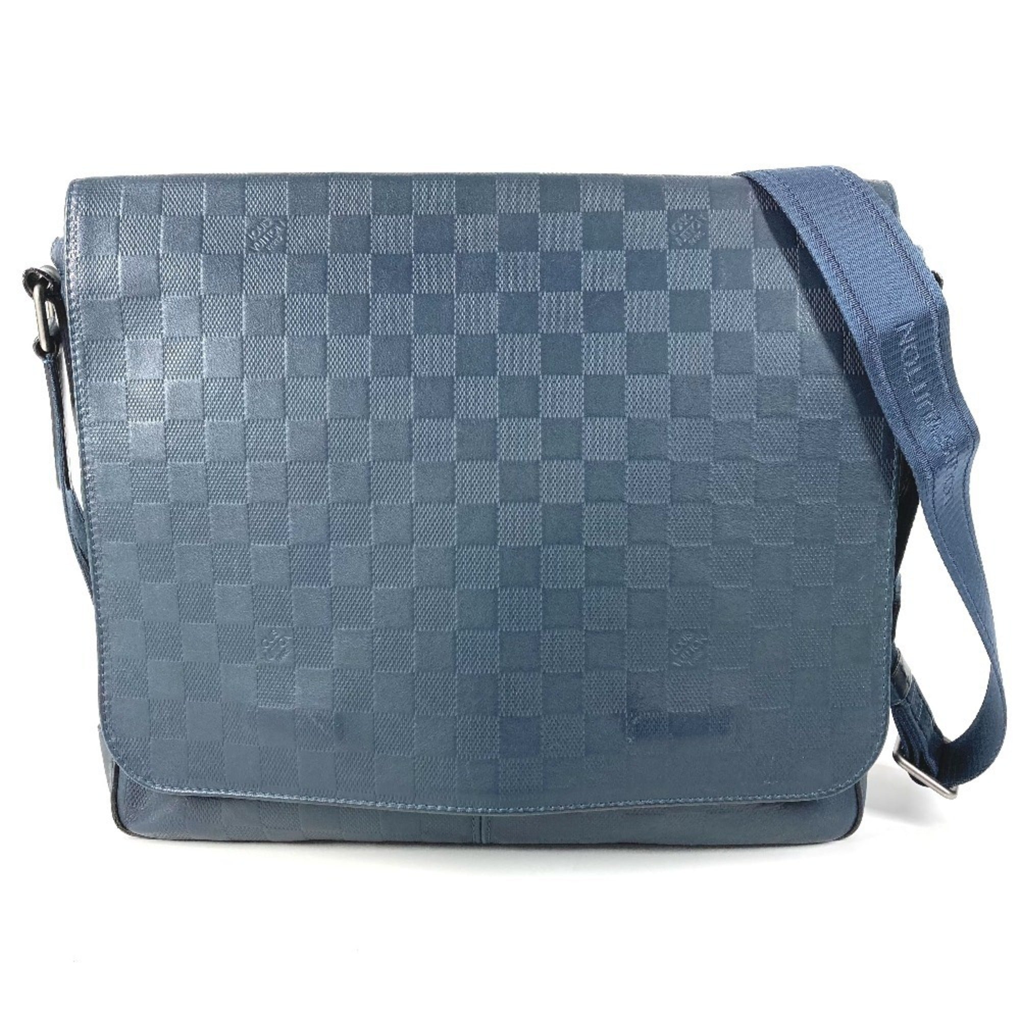 Louis Vuitton Damier Infini Navy Damier Infini Messenger Bag Shoulder Bag (Pre-Owned)