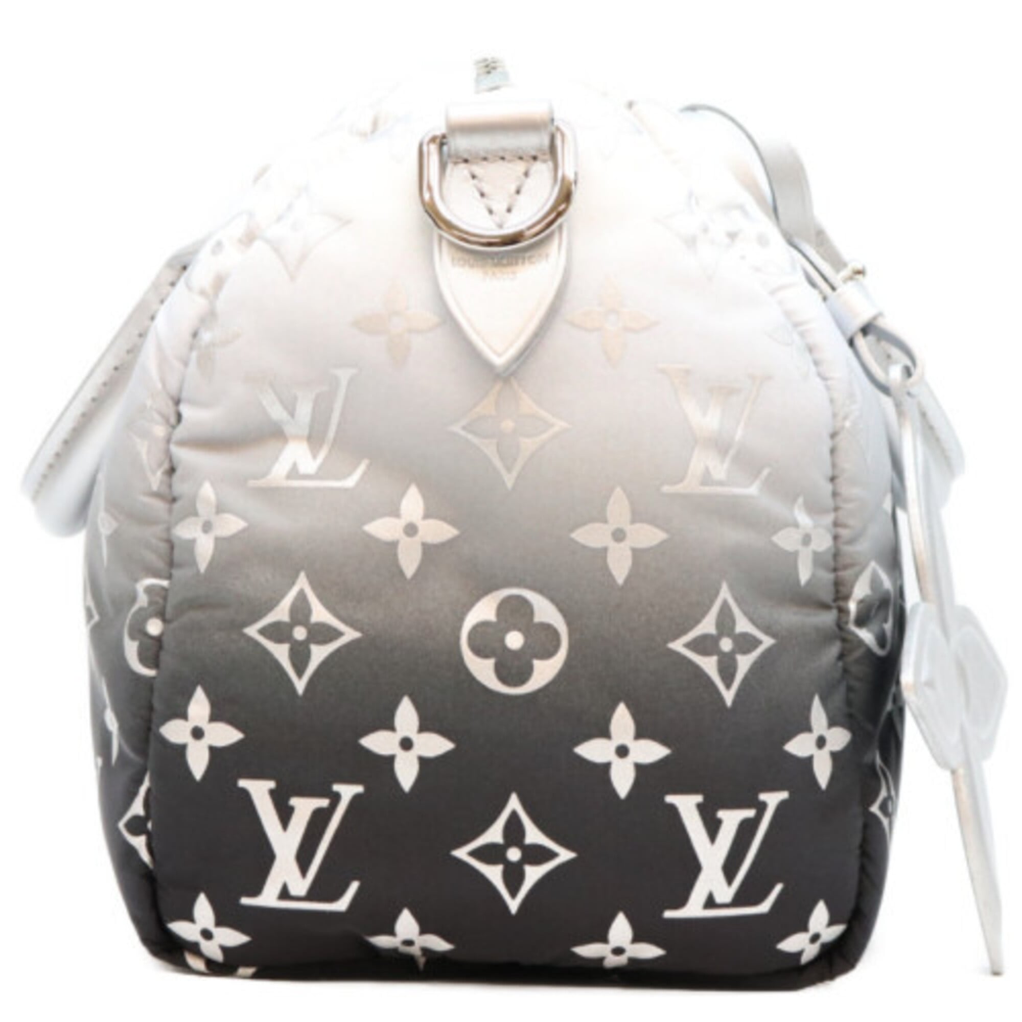 Louis Vuitton Silver Nylon Shoulder Bag (Pre-Owned)