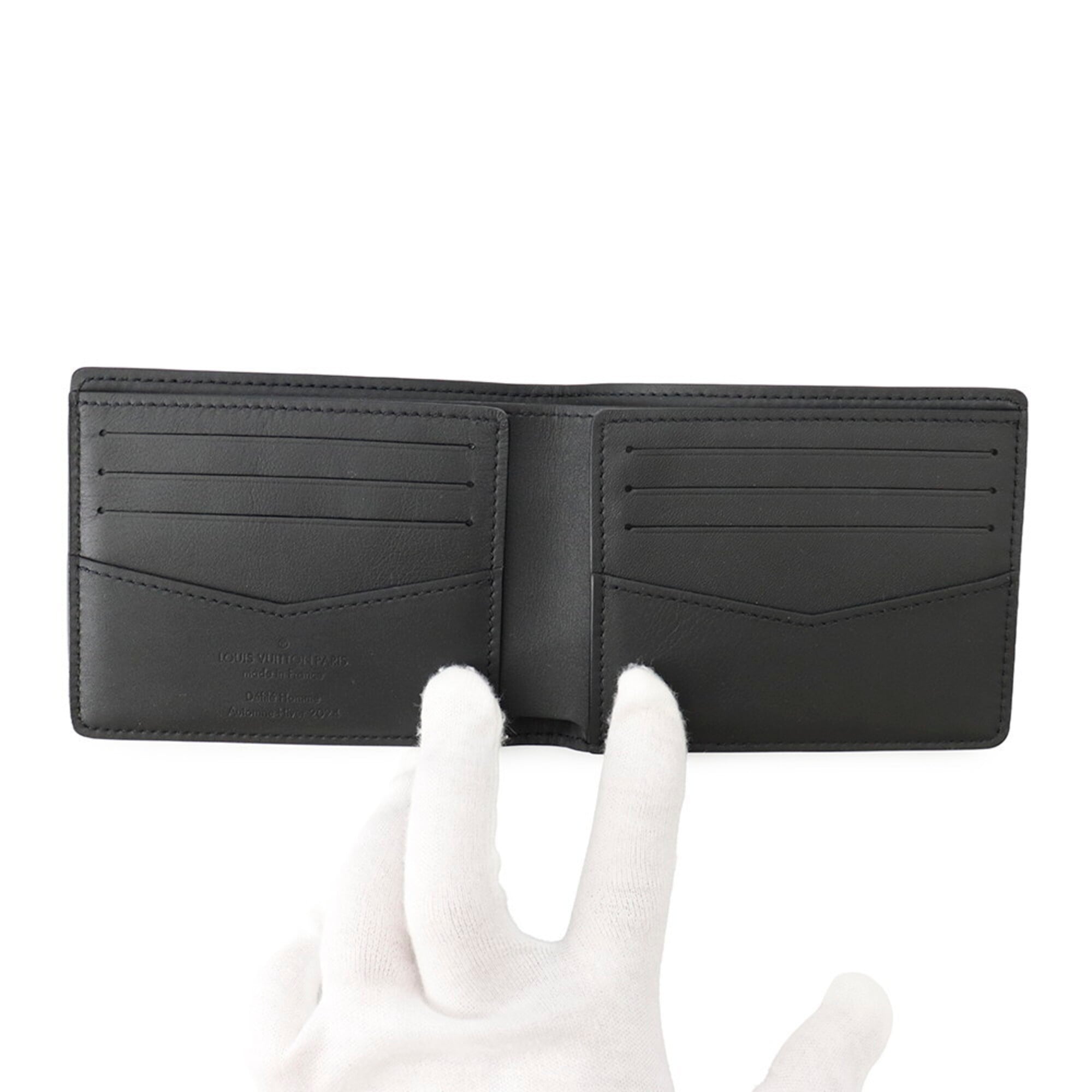 Louis Vuitton Monogram Black Gray Noir Monogram Wallet (Bi-Fold) (Pre-Owned)