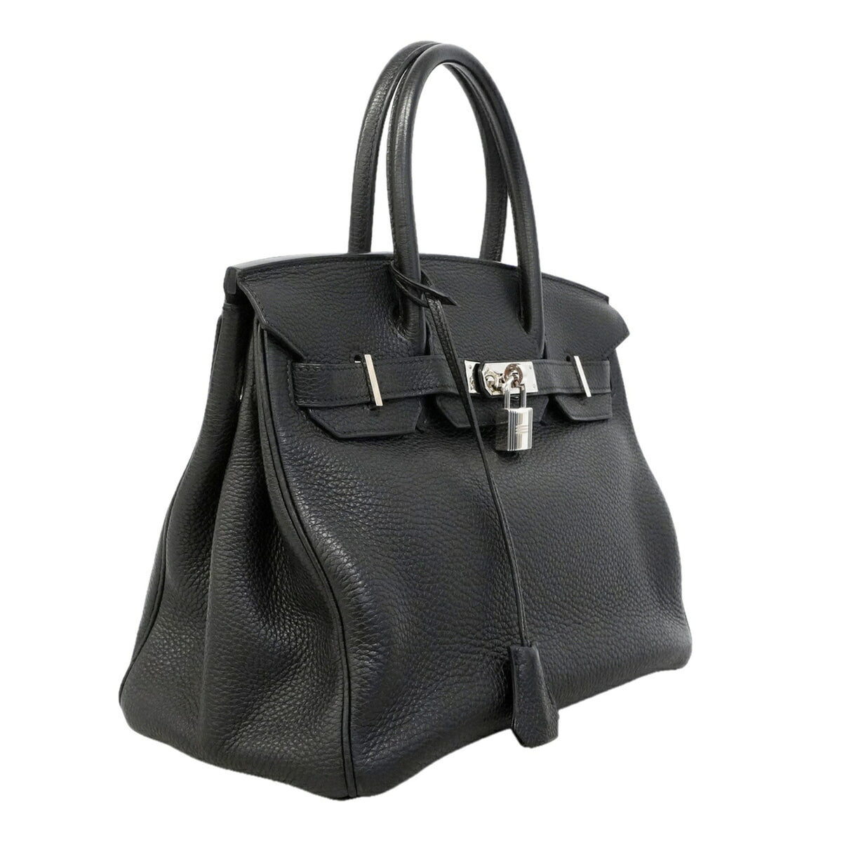 Hermes Black Togo Leather Handbag (Pre-Owned)