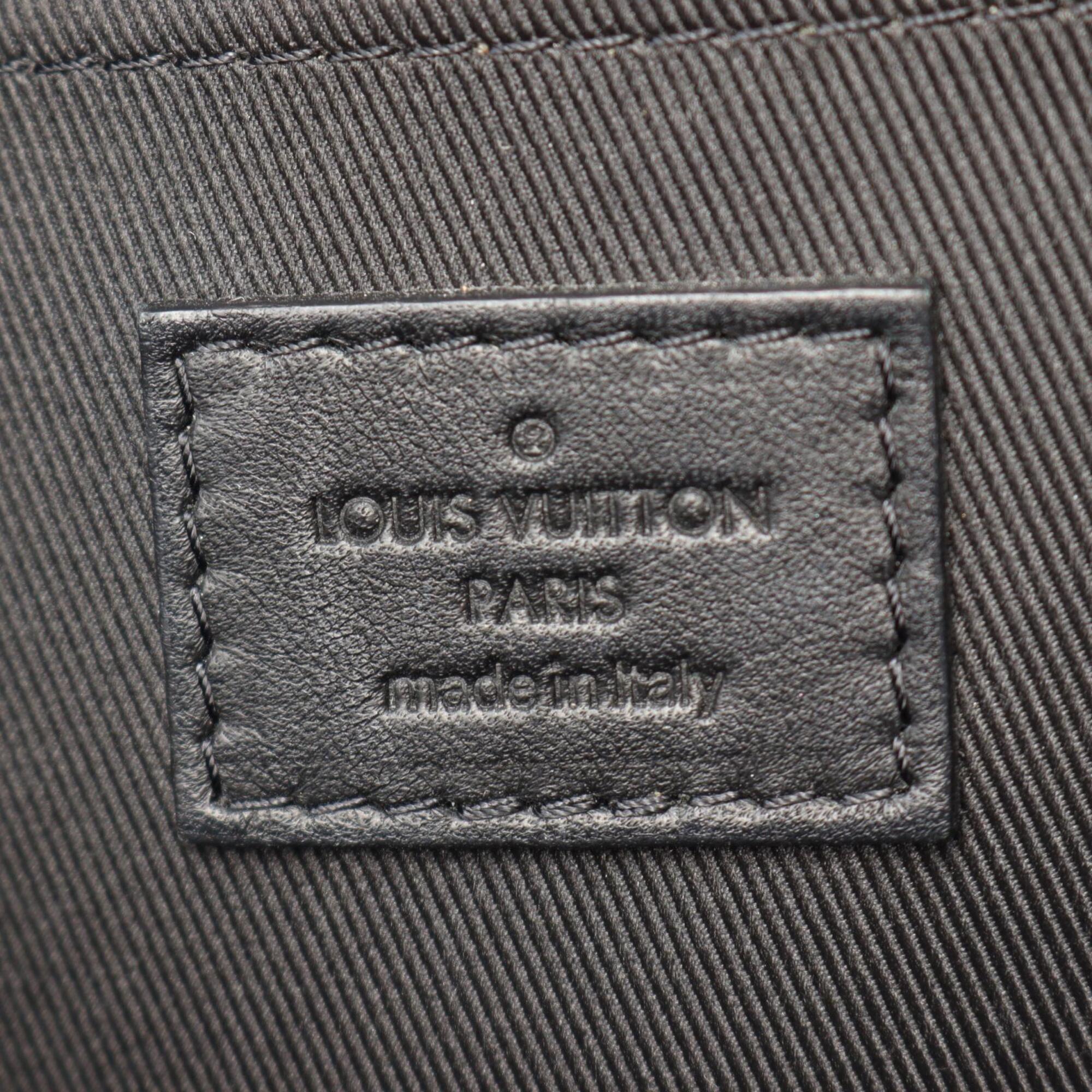 Louis Vuitton Beige Brown Coated Canvas Leather Backpack Handbag (Pre-Owned)