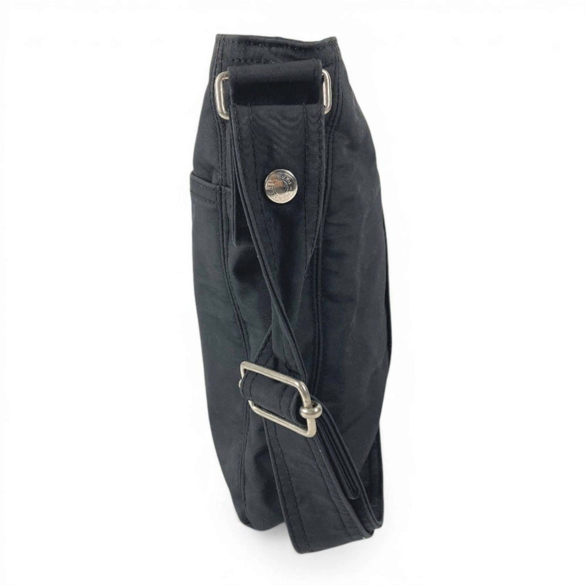Hermes Black Nylon Pochette Shoulder Bag (Pre-Owned)