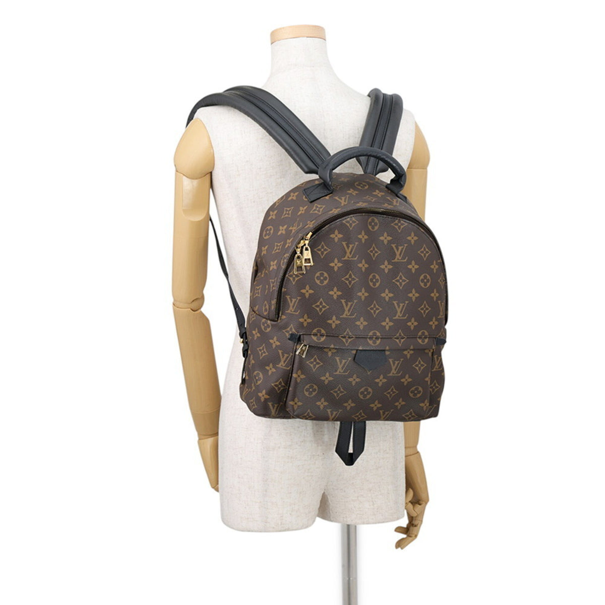 Louis Vuitton Noir Monogram Backpack (Pre-Owned)