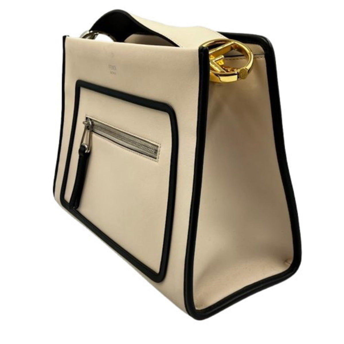 Fendi Beige Leather Handbag (Pre-Owned)