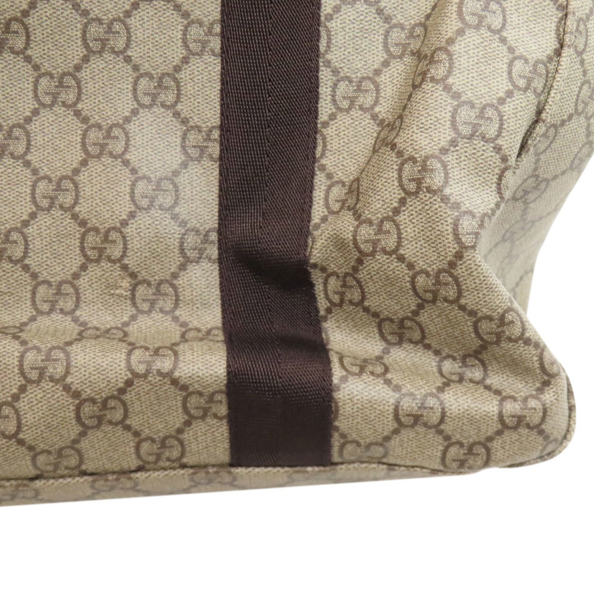 Gucci Brown Pvc Tote Bag (Pre-Owned)