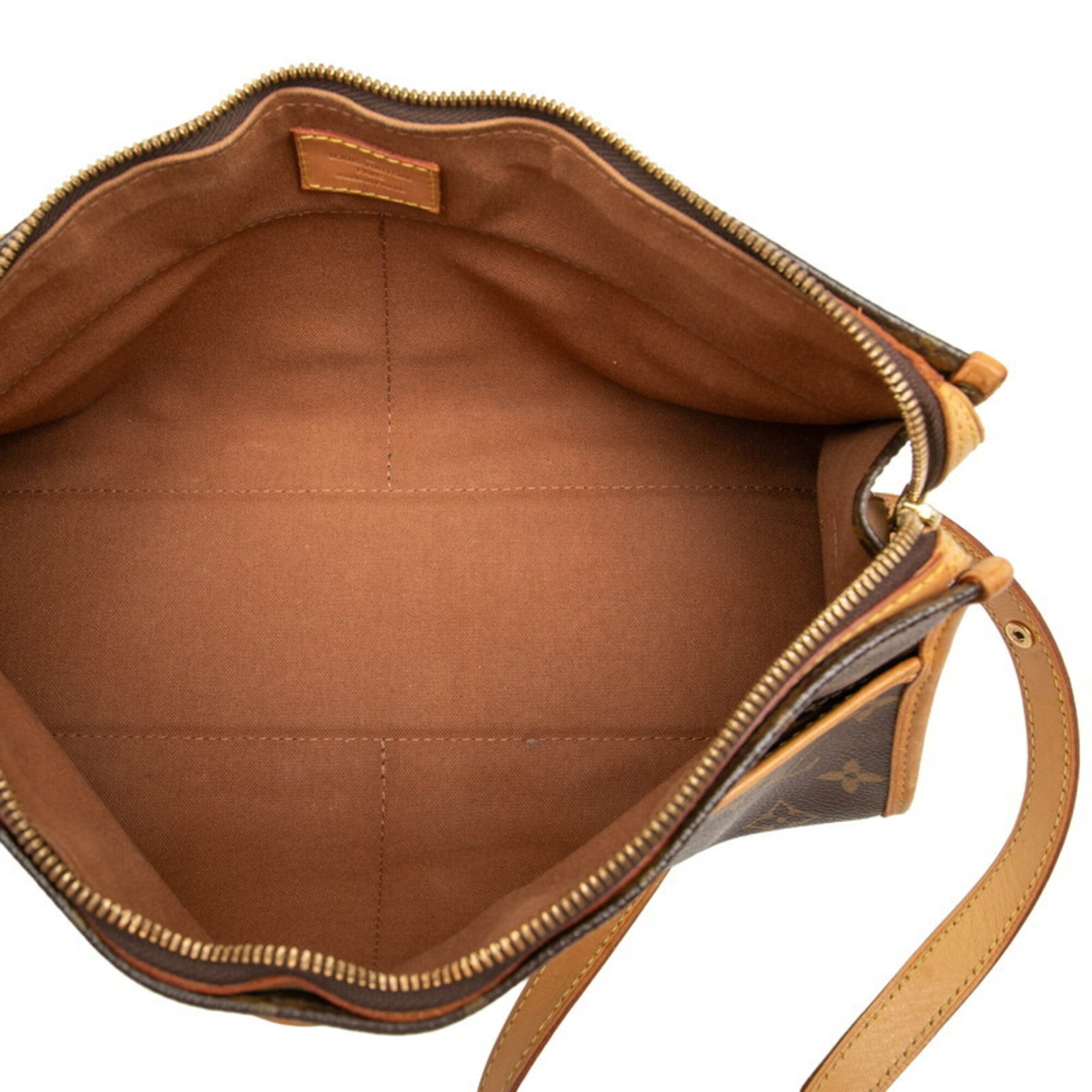 Louis Vuitton Monogram Brown Pvc Leather Shoulder Bag (Pre-Owned)