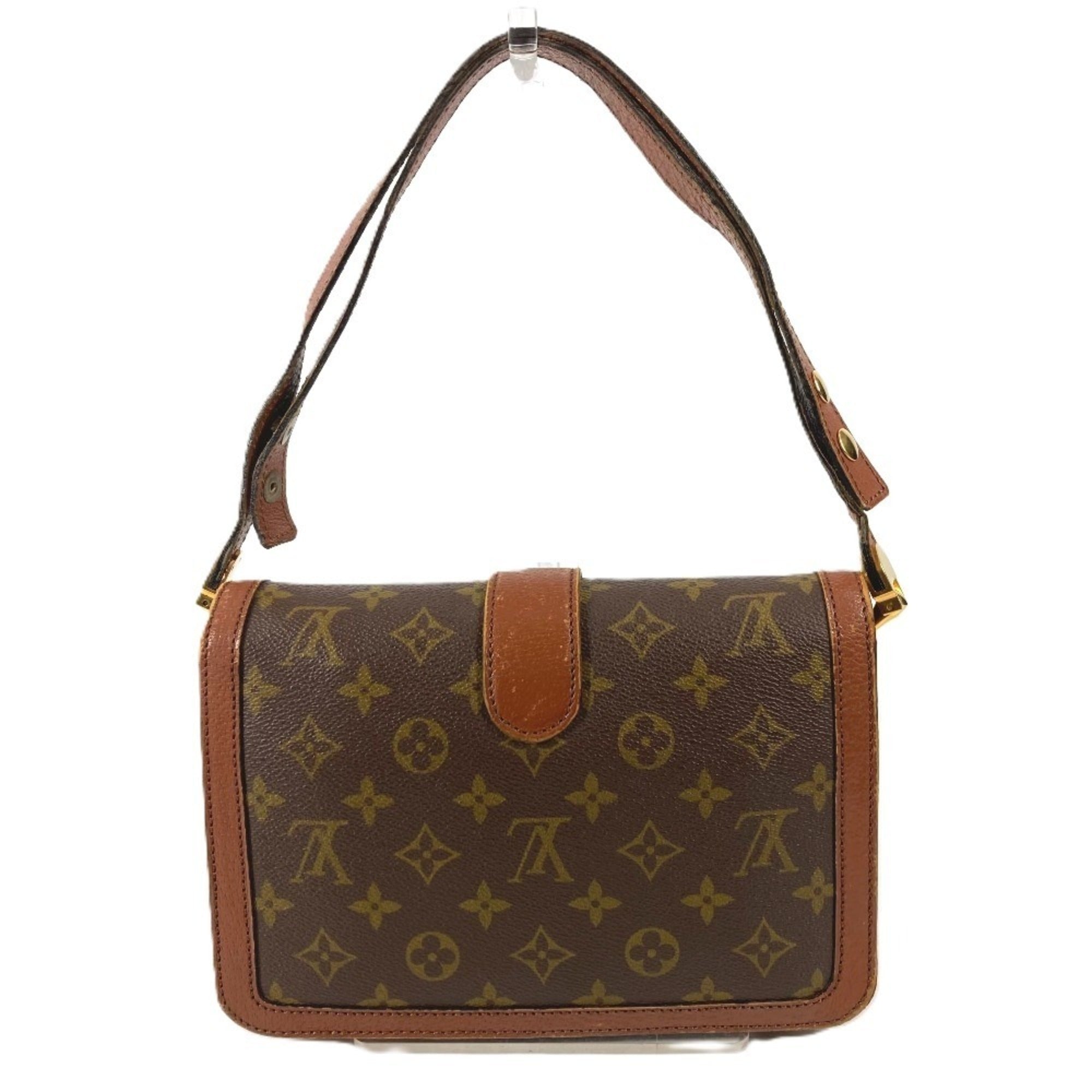 Louis Vuitton Brown Monogram Shoulder Bag (Pre-Owned)